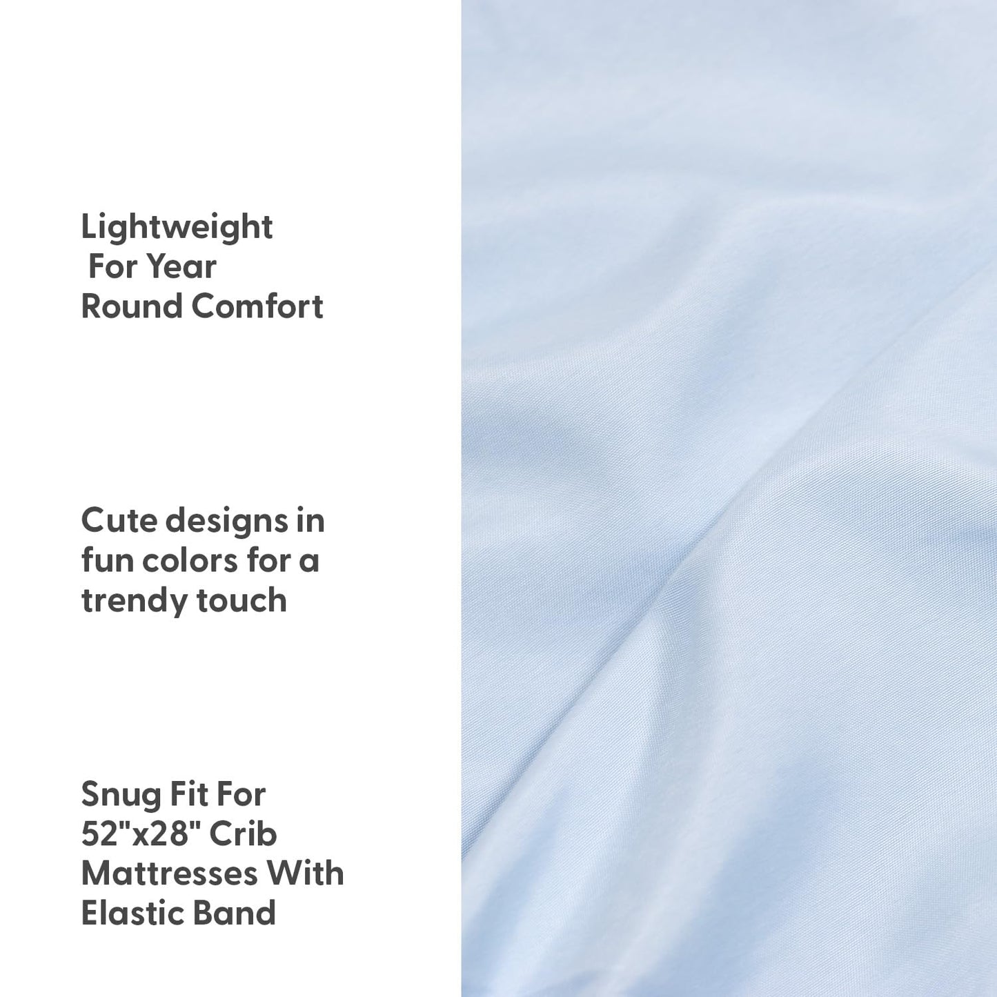 The Peanutshell 4-Pack Fitted Crib Sheet Set - Super Soft & Breathable Baby Girl or Boy Crib Sheets, Nursery Decor, Fit for Standard Mattress Cover- Nautical