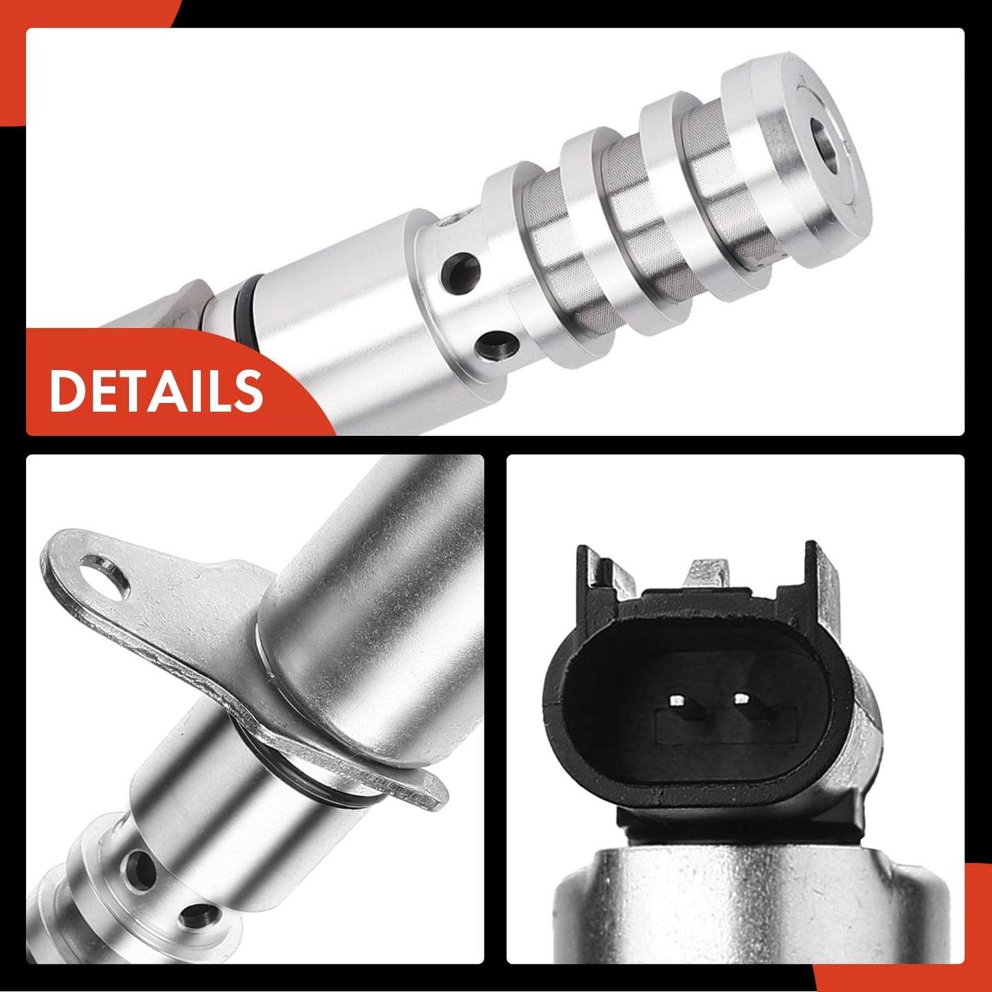 A-Premium Engine Variable Valve Timing (VVT) Solenoid Compatible with Buick Rainier & Chevrolet Colorado Trailblazer & GMC Canyon & Hummer & Isuzu, Replace# 917-010 12568078 12576768