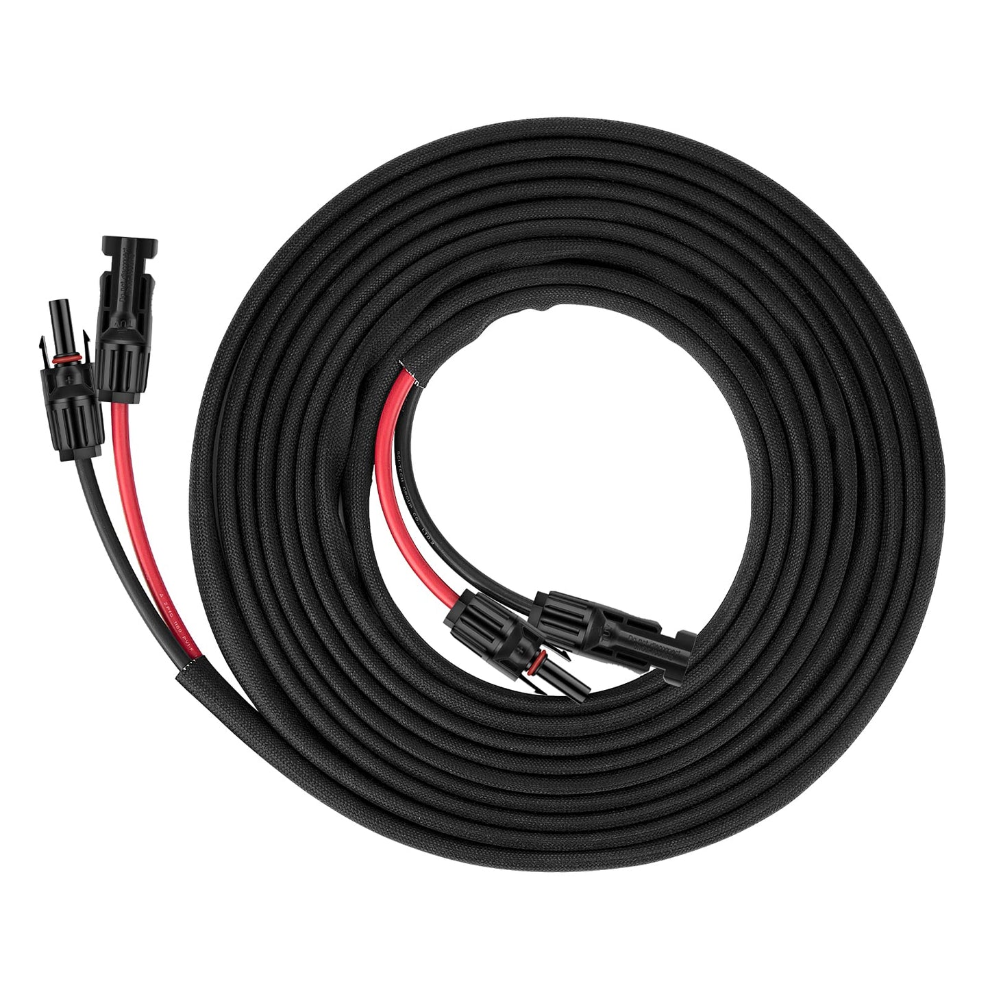 Geosiry 30FT 10AWG Solar Panel Extension Cable, Solar Extension Cable with Female and Male Connector, Solar Cable for Solar Panels, Charge Controller (10AWG 30FT)