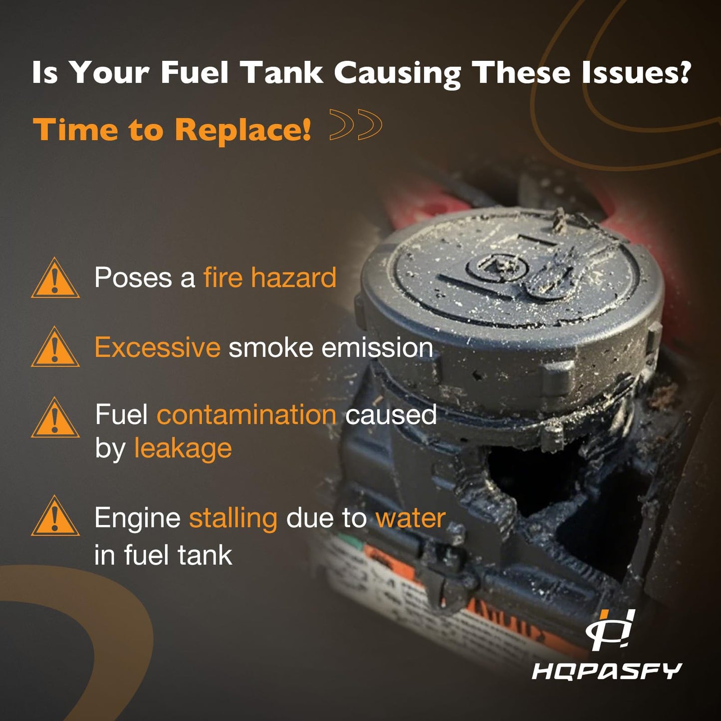 799863 Fuel Tank with Cap Compatible with Briggs & Stratton Most 121000, 122000 Model Engines Replaces# 799863 694260 698110 695736 697779