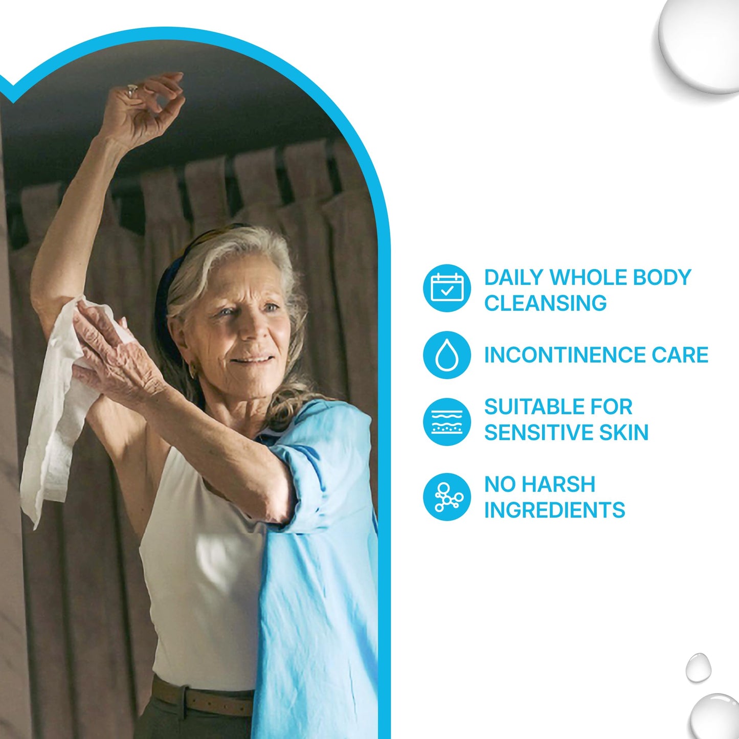 WaterWipes Adult Care Sensitive Body & Intimate Hygiene Wipes, 360 Wipes (12 Packs), Extra Large Textured, 99.9% Water-Based, For Everyday Personal Uses