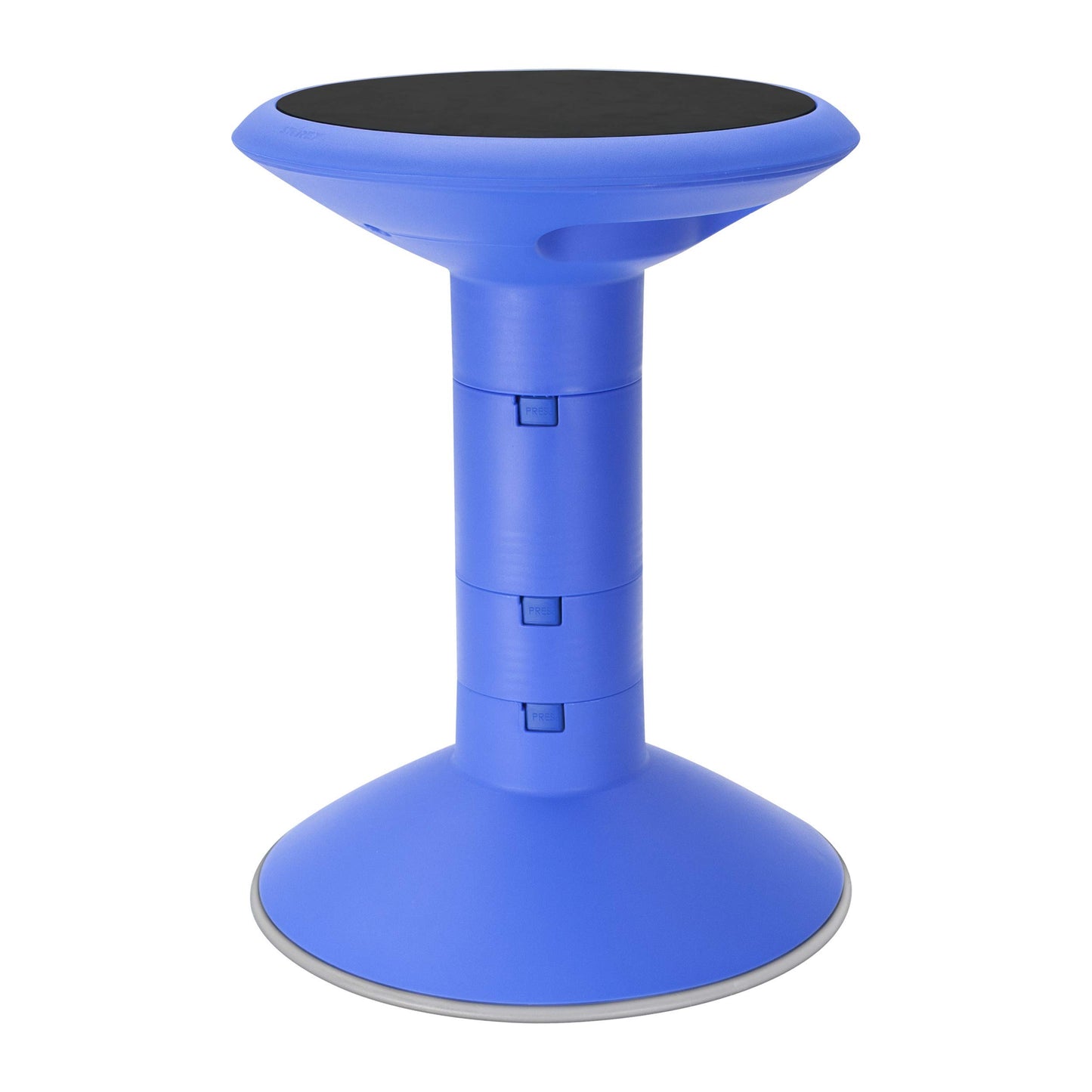 Storex 00301U01C Adjustable Wobble Chair, Non-Slip Base, 12-18 Inch Height, Blue