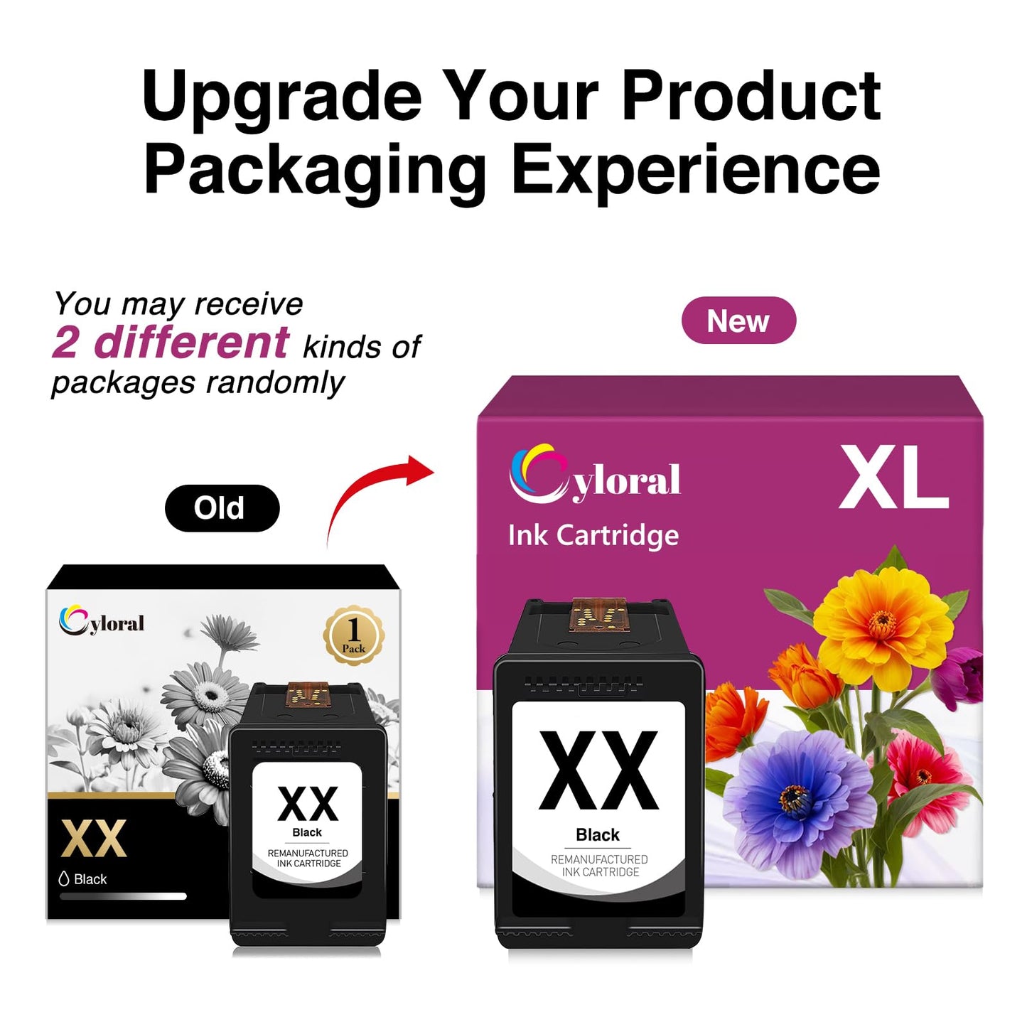Cyloral 240XL Black Ink Cartridge for Canon Printer Ink 240 PG-240XL for PIXMA MG3620 TS5120 MG2120 MG3120 MG4120 MG2220 MG3220 MG3520 for Canon Ink 240 XL Black Replacement