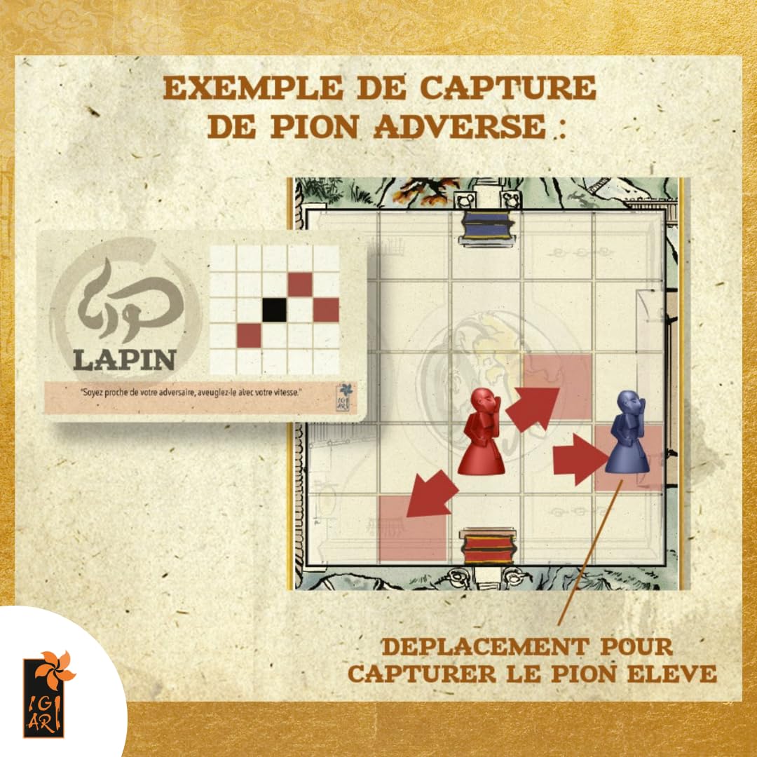 Arcane Wonders Onitama Strategy Game, standart