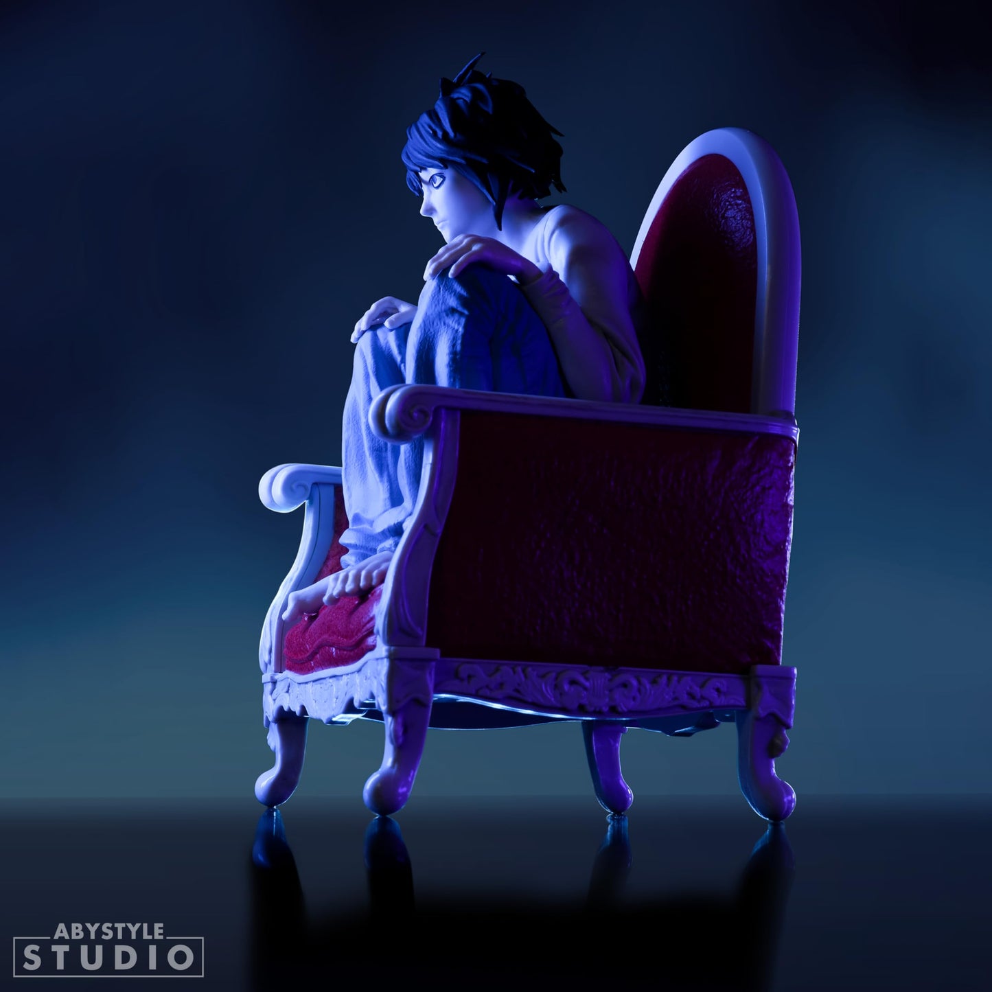 ABYSTYLE Studio Death Note Detective L SFC Collectible PVC Figure 5.5" Tall Statue Anime Manga Figurine Home Room Office Décor Gift