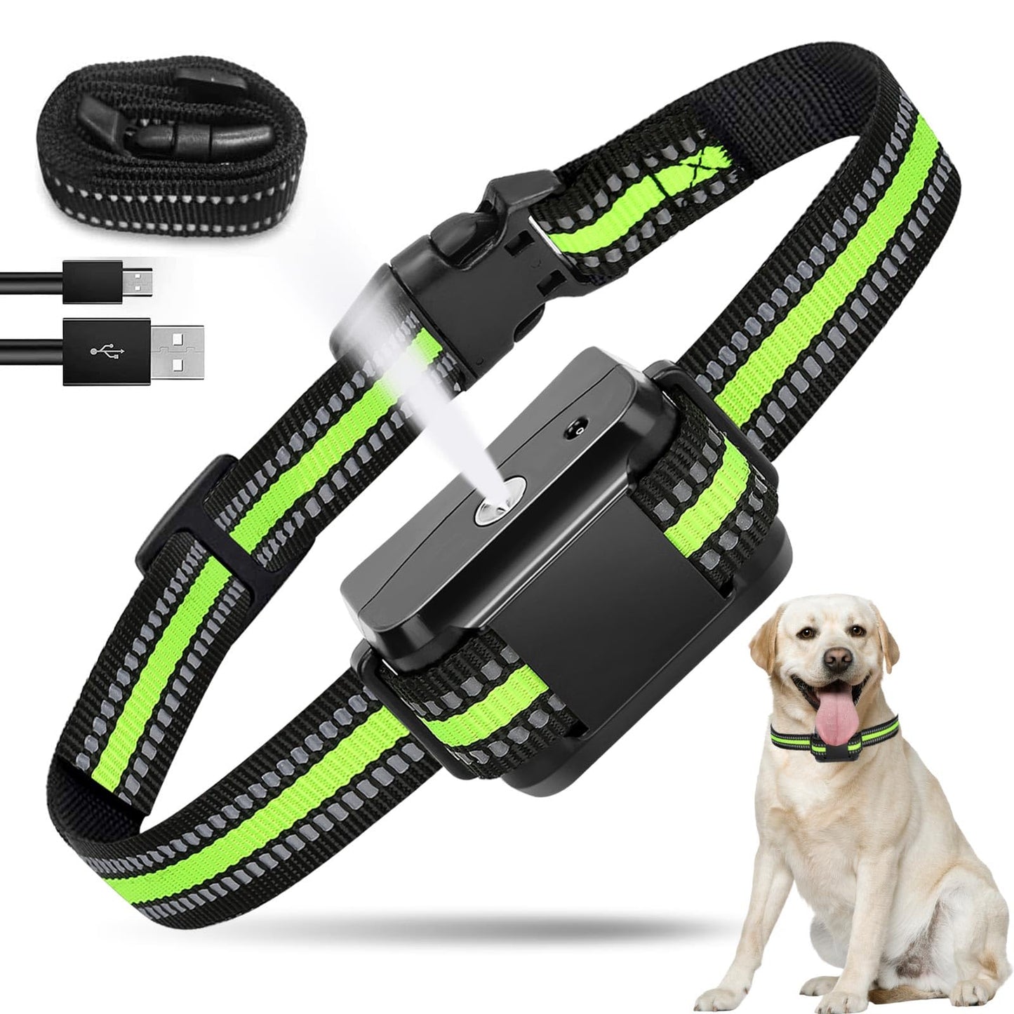 Citronella Bark Collar for Dogs [No Refill] Level 2 Sensitivity & Spray Adjustable, Rechargeable Waterproof Spray Dog Training Collar, Dog Collar for L/M/S Dogs