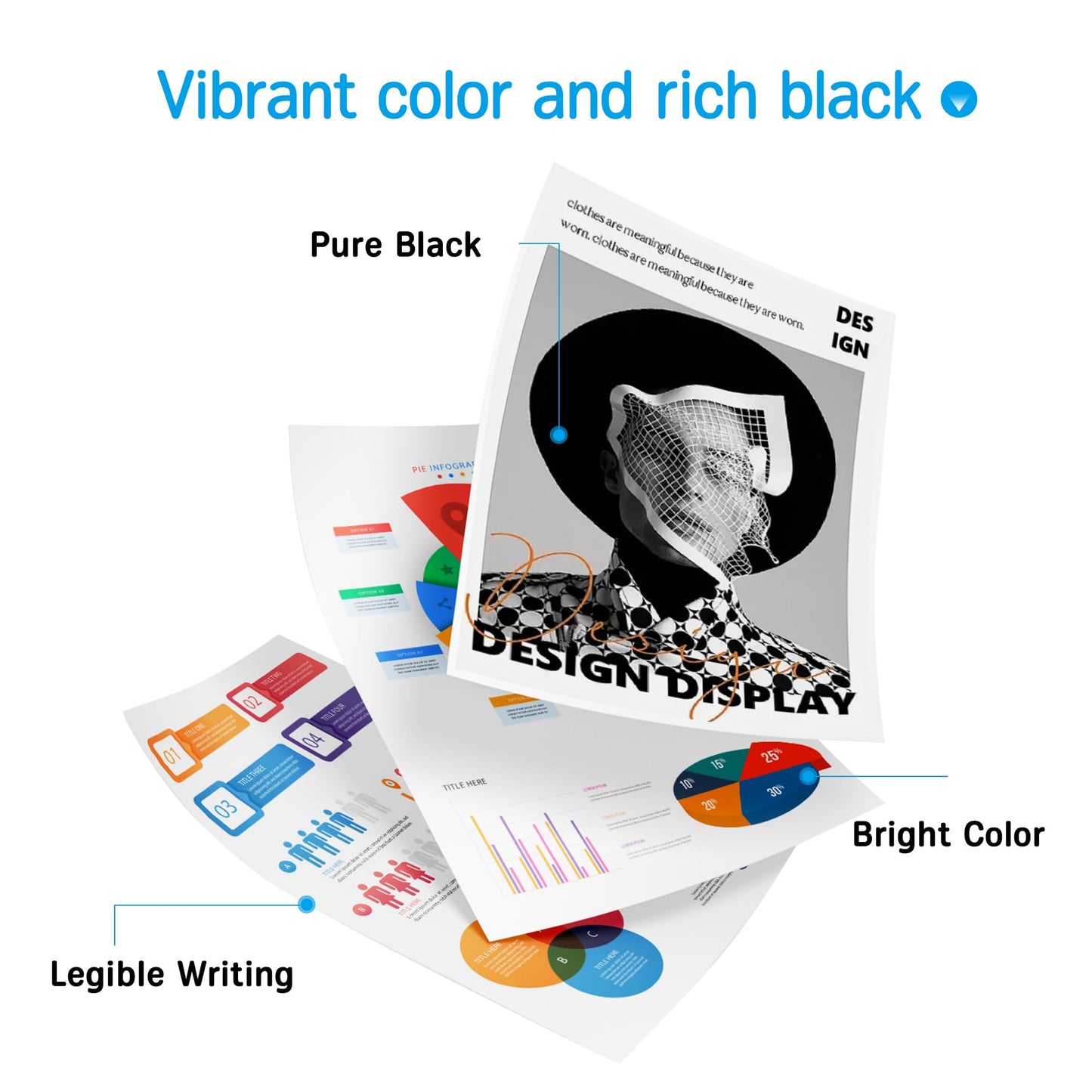 67 XL Ink Cartridges for HP 67XL HP67XL Black Ink Cartouche Encre for HP 67 Combo Pack for HP 67 XL for HP Deskjet 2700 Ink Cartridges for Envy 6000 6055 6052 6032 6075 DeskJet 2755 2700 4155 Printer