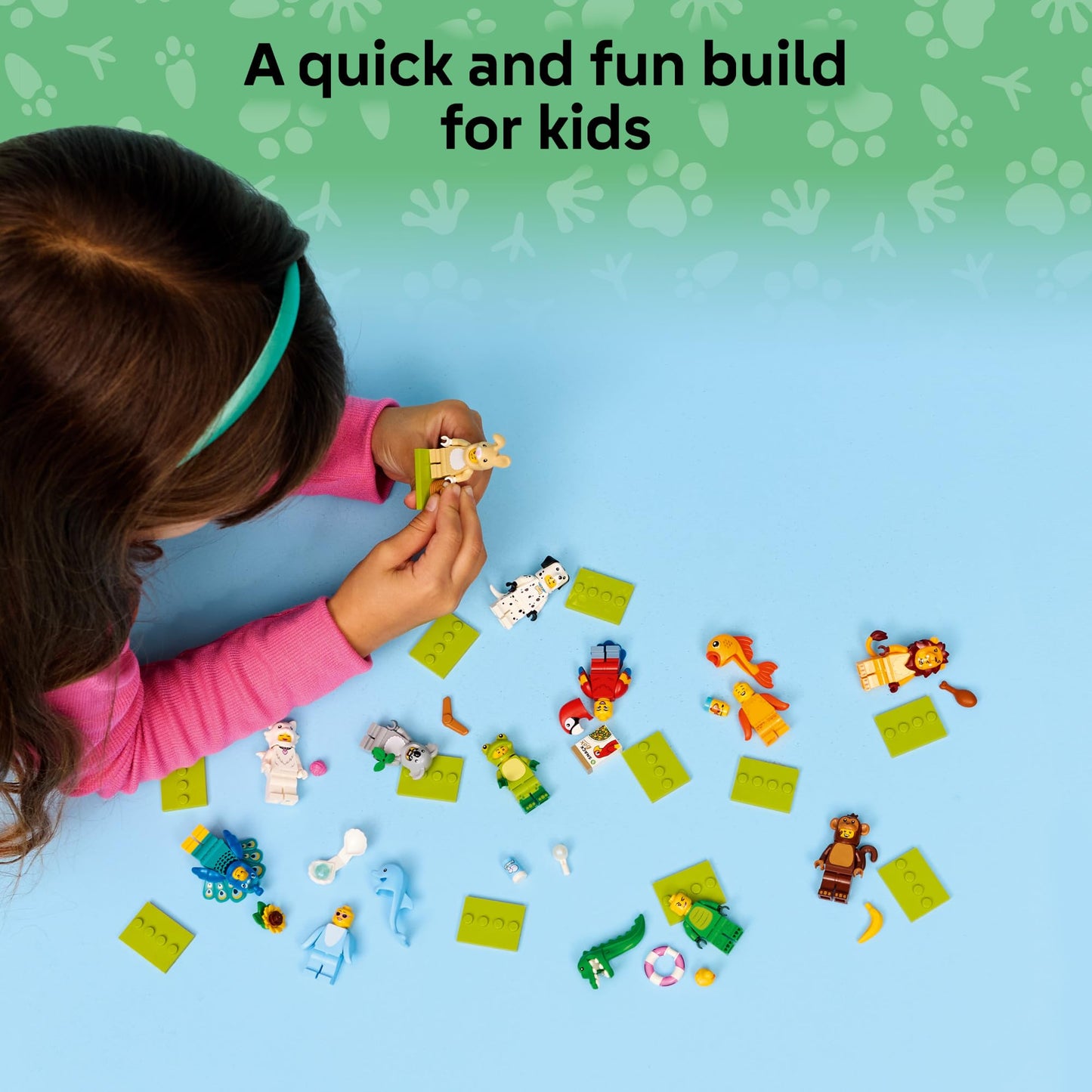 LEGO Minifigures Animal Series 28 6 Pack - Kids Toys in Sealed Mystery Boxes - Animal Themed Figures to Collect - Birthday Party Favors & Gift Idea for Boys & Girls, Ages 5+ - 66813