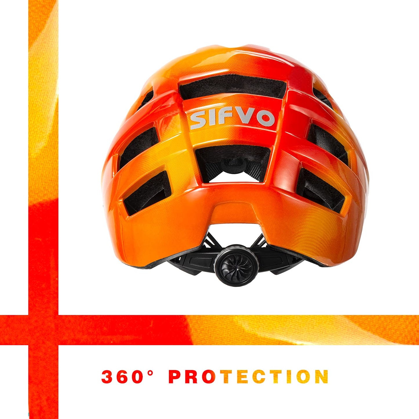 Kids Bike Helmet, SIFVO Kids Helmet Boys and Girls Bike Helmet with Cool Visor Bike Helmet Kids 6+, Youth Bike Helmet Kids Mountain Bike Helmet Lightweight and Sturdy（52-58cm）