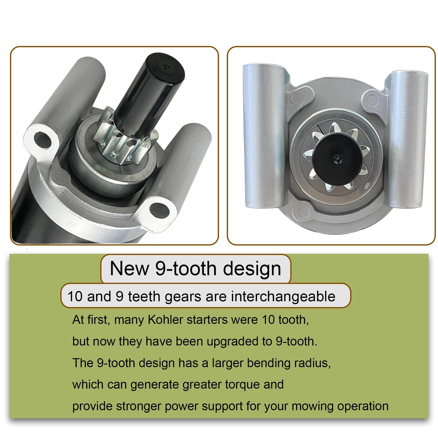 Fit for Kohler Starter 7000 Series KT715 KT725 KT730 KT735 KT740 KT745 Courage Twin SV710 SV715 SV720 SV730 SV735 SV740 SV810 SV820 SV830 SV840 3209801 3209803 3209804 3209808 Waterproof Starter