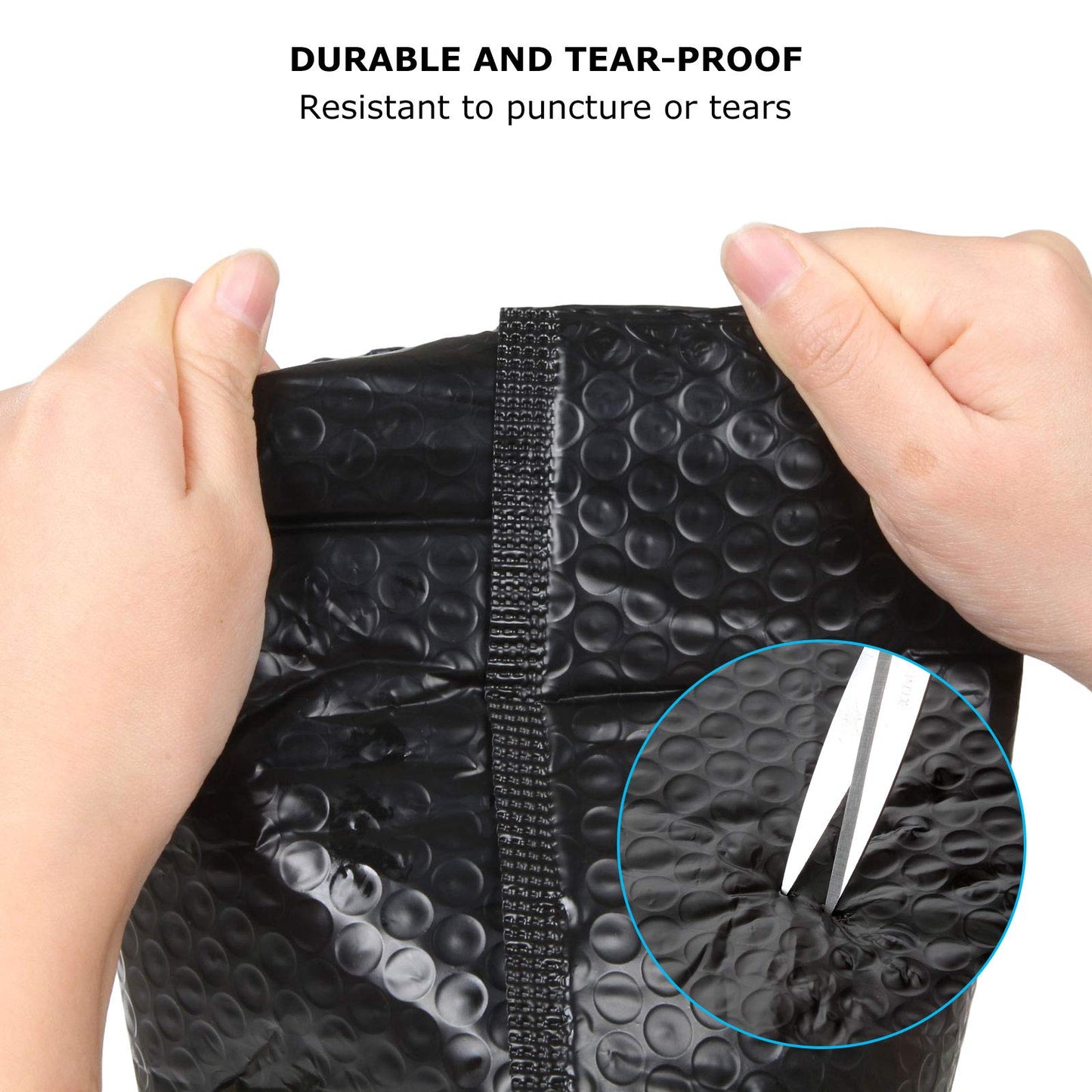10 x 13 inch Bubble Mailers #4 Padded Mailing Envelopes 25 Packs, Black Waterproof Self Seal Poly Bubble Mailer Padded Mailer Envelopes Cushioned Mailing Shipping Bags