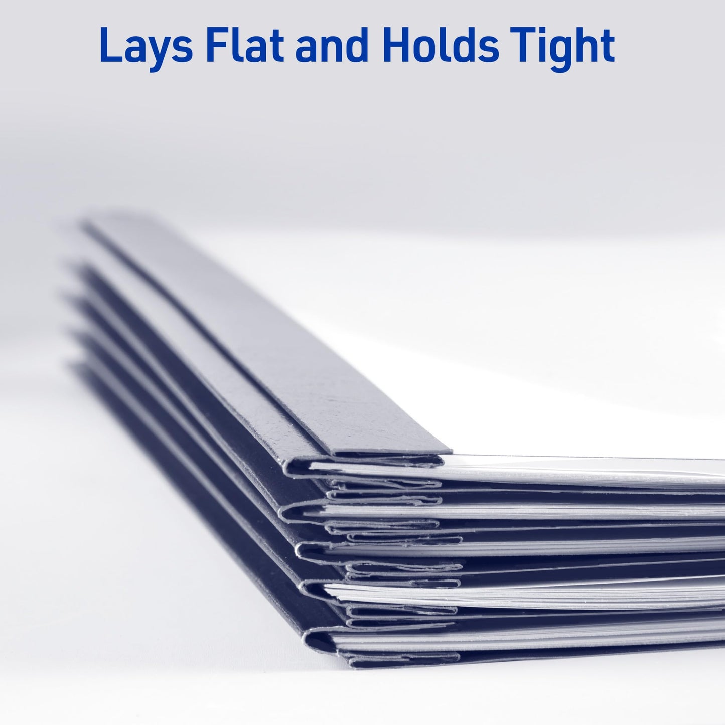 Durable Clear Front Report Covers, Dark Blue, 25 Covers/BX