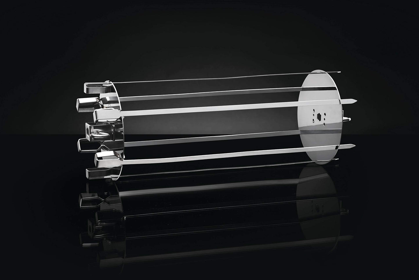 Napoleon BBQ Grill Accessory - Rotisserie Shish-Kebab Skewer Set - 64008 - Fits Most Rotisserie Spit Rods, 6 skewers, 2 Rotisserie Plates, Does Not Include Rotisserie