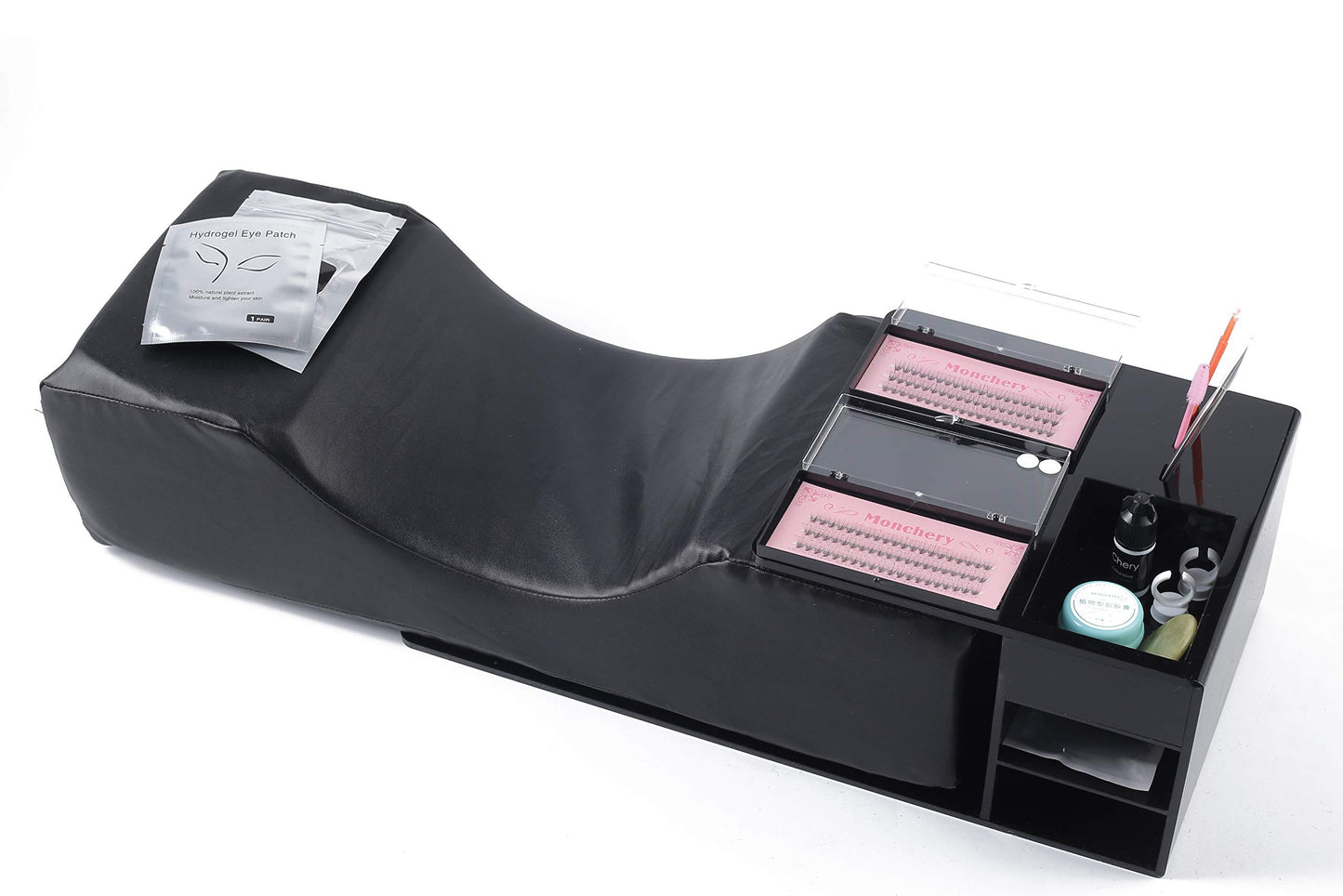 (black shelf-1pc) - Eyelash Extension Pillow Shelf Stand, Makeup Tool Display Cabinet Shelves, Tool Organiser For Eyelash Extension Pillow - Black