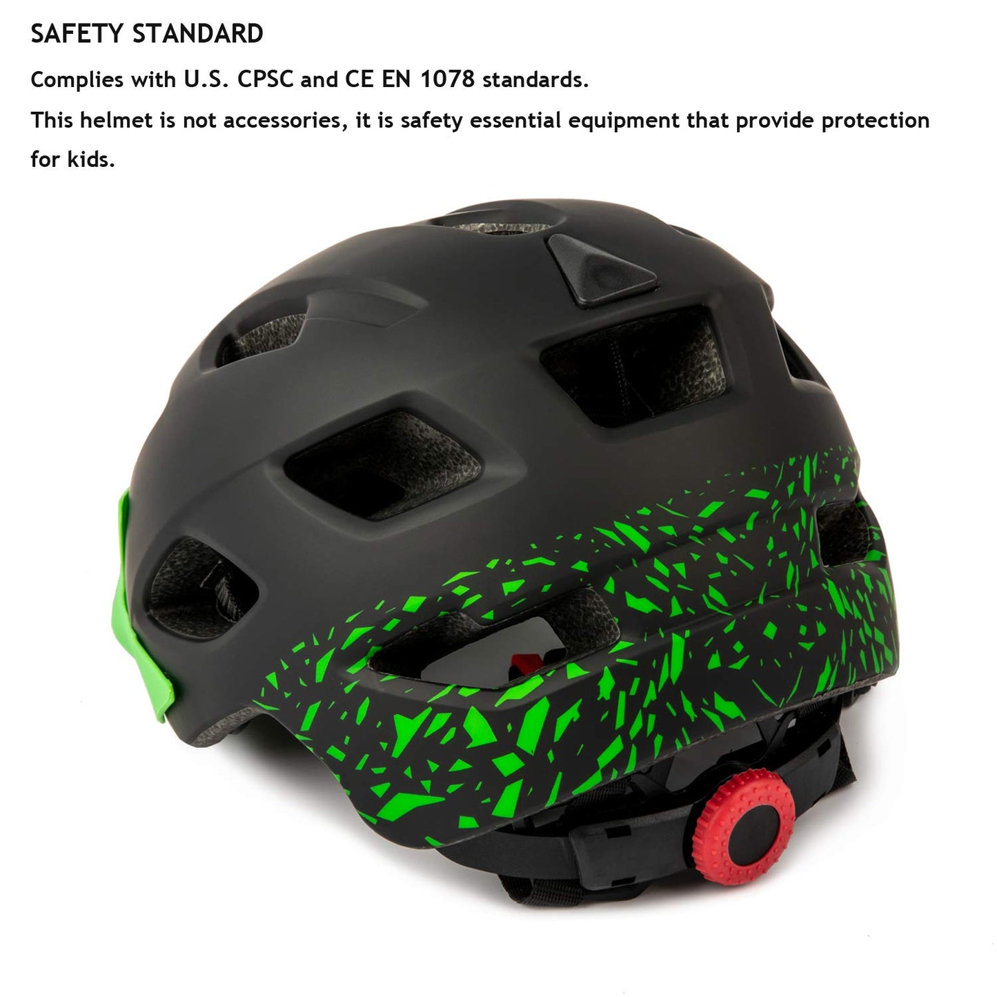 EXCLUSKY Kids Helmet, Kids Bike Helmet Lightweight Adjustable Child Helmet for Boys Girls 50-57cm