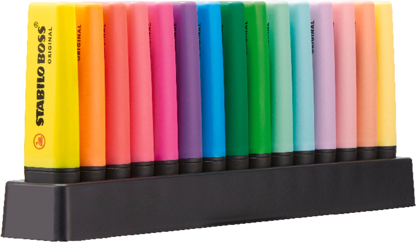 Stabilo Boss Highlighter Deskset - 15 Highlighters