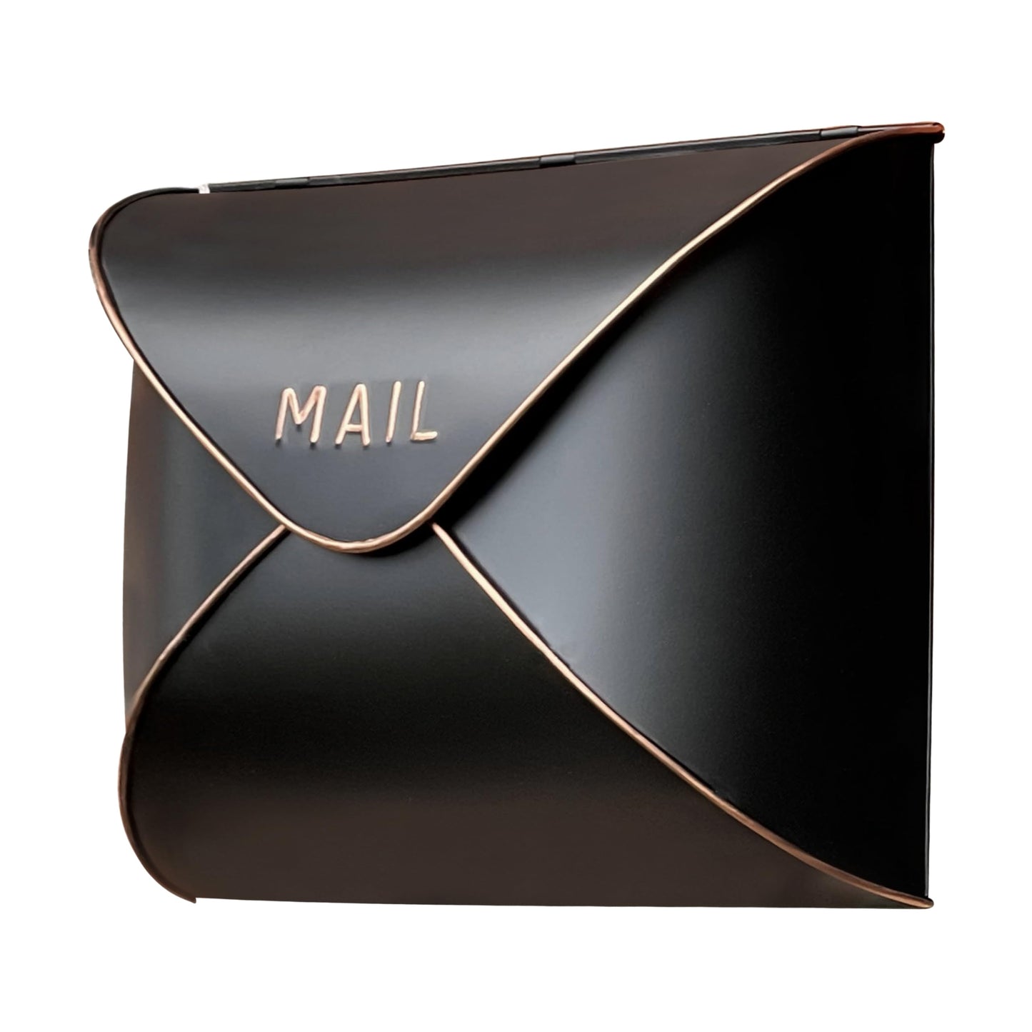 NACH Black Mailbox Wall Mount, 11.5 x 9 x 4.5 inch Wall Mount Mailboxes for Outside, Waterproof Mailboxes for Outside - Envelope Mailbox - Ships from Canada