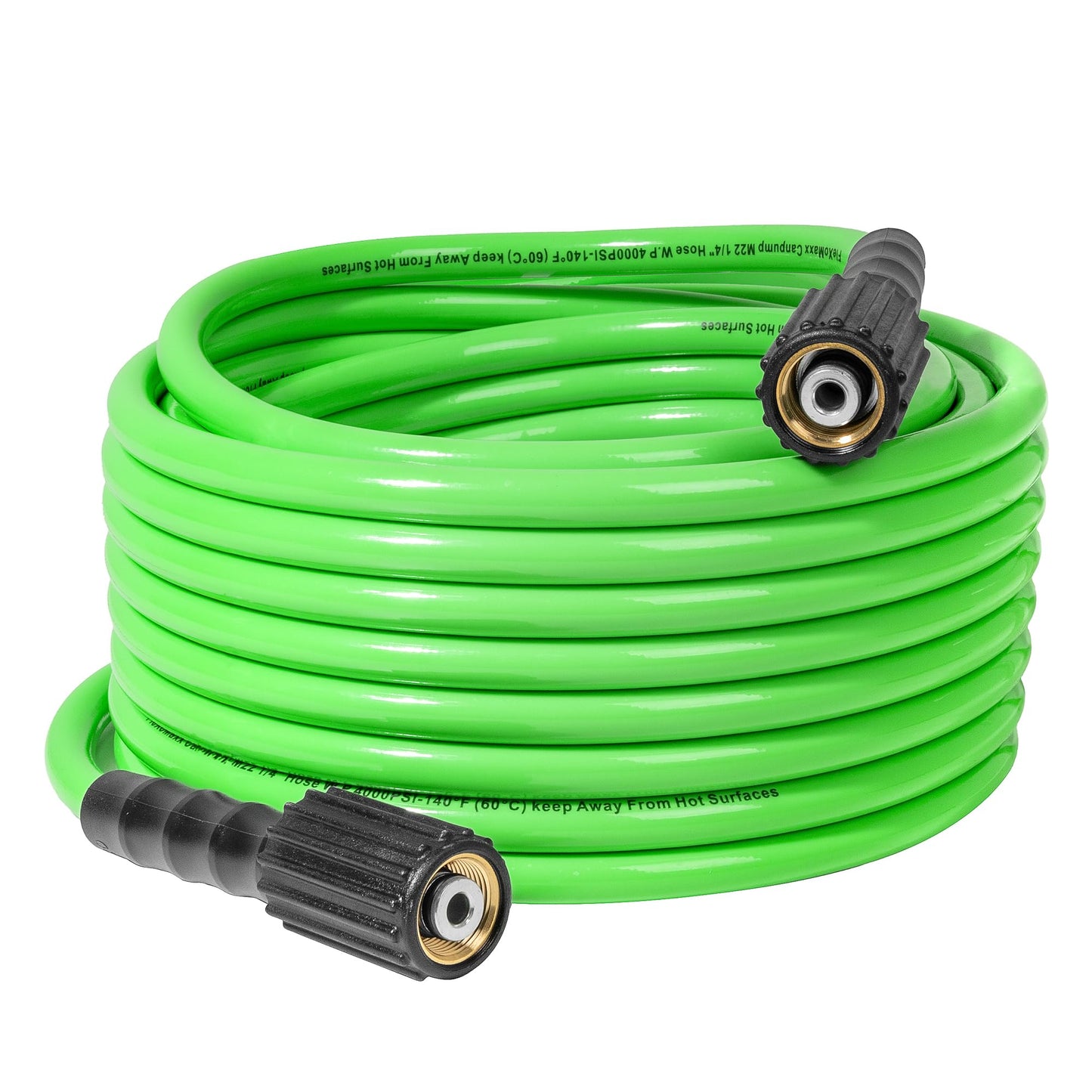 1/4-in Cold Water FleXoMaxx Pressure Washer Hose, 4000 psi, M22 Connector, 30 ft