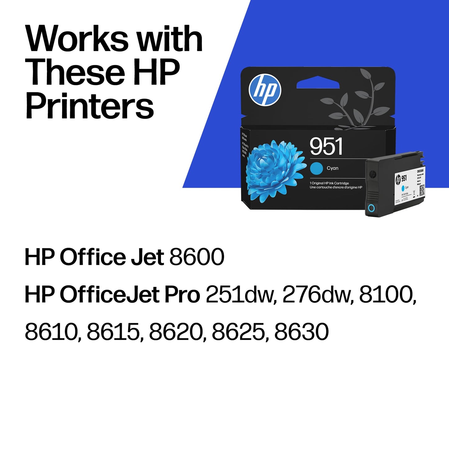 HP 951 (CN050AN) Cyan Original Ink Cartridge
