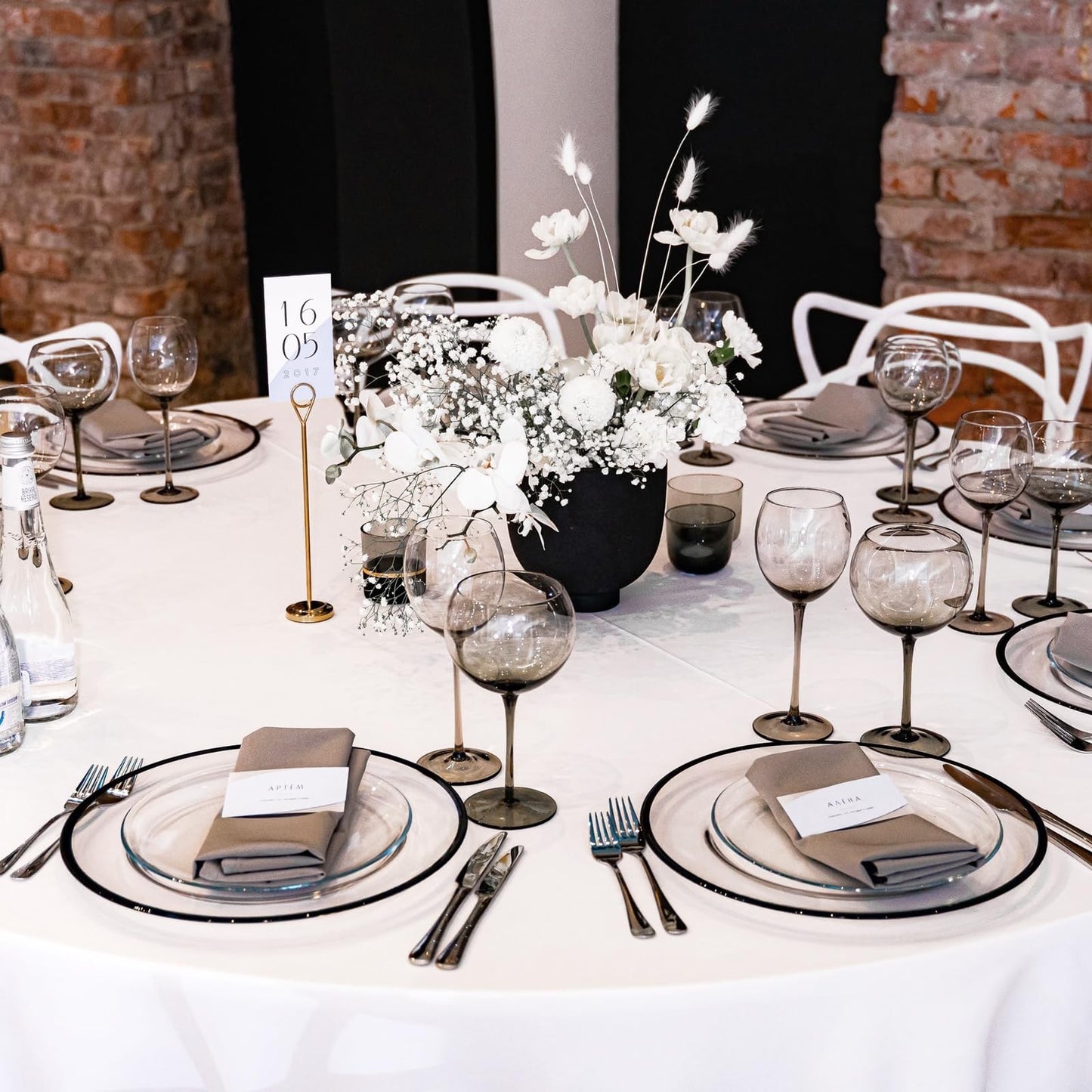 6 Pack Round Tablecloth White Table Cloths 90 Inch Polyester Round Table Cloth,White TableClothes Round 90 inch Washable Fabric Table Covers for Wedding,Party,Dining,Banquet