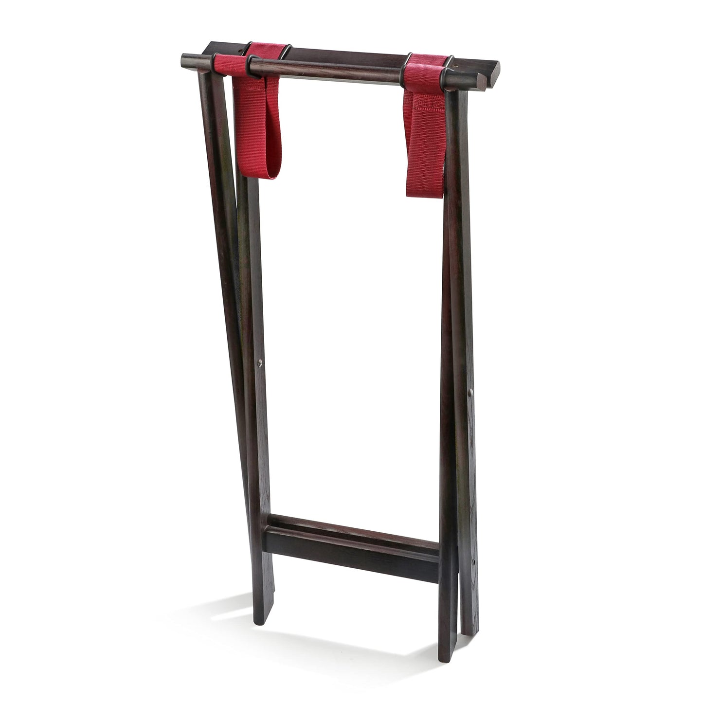 New Star Foodservice 20021 Mahogany Finish Solid Birchwood Tray Stand, 31-Inch, Brown