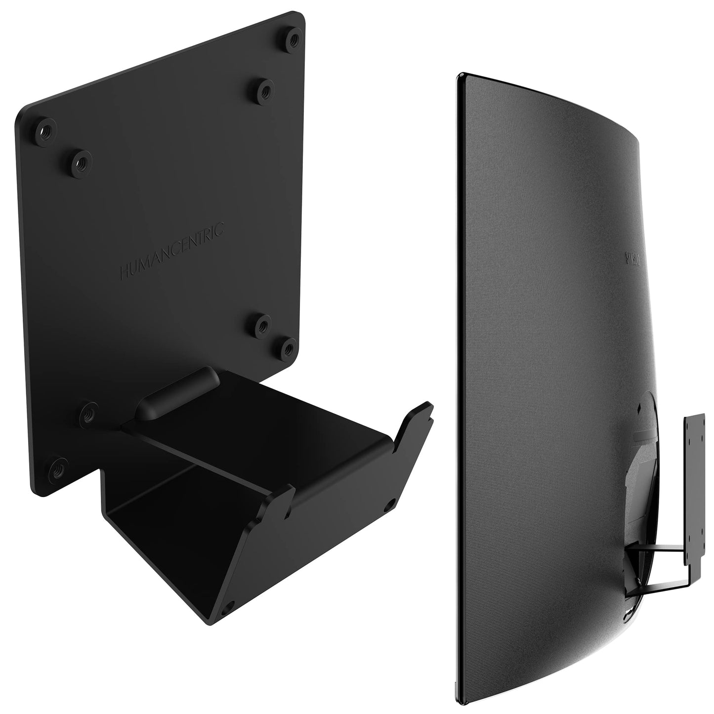 HumanCentric VESA Mount Adapter Compatible with Samsung Curved Monitors U32R590, U32R590C, U32R592, and U32R591, Adapter Bracket for VESA Stand, Arm or Desk Mount with 75x75 or 100x100mm Pattern