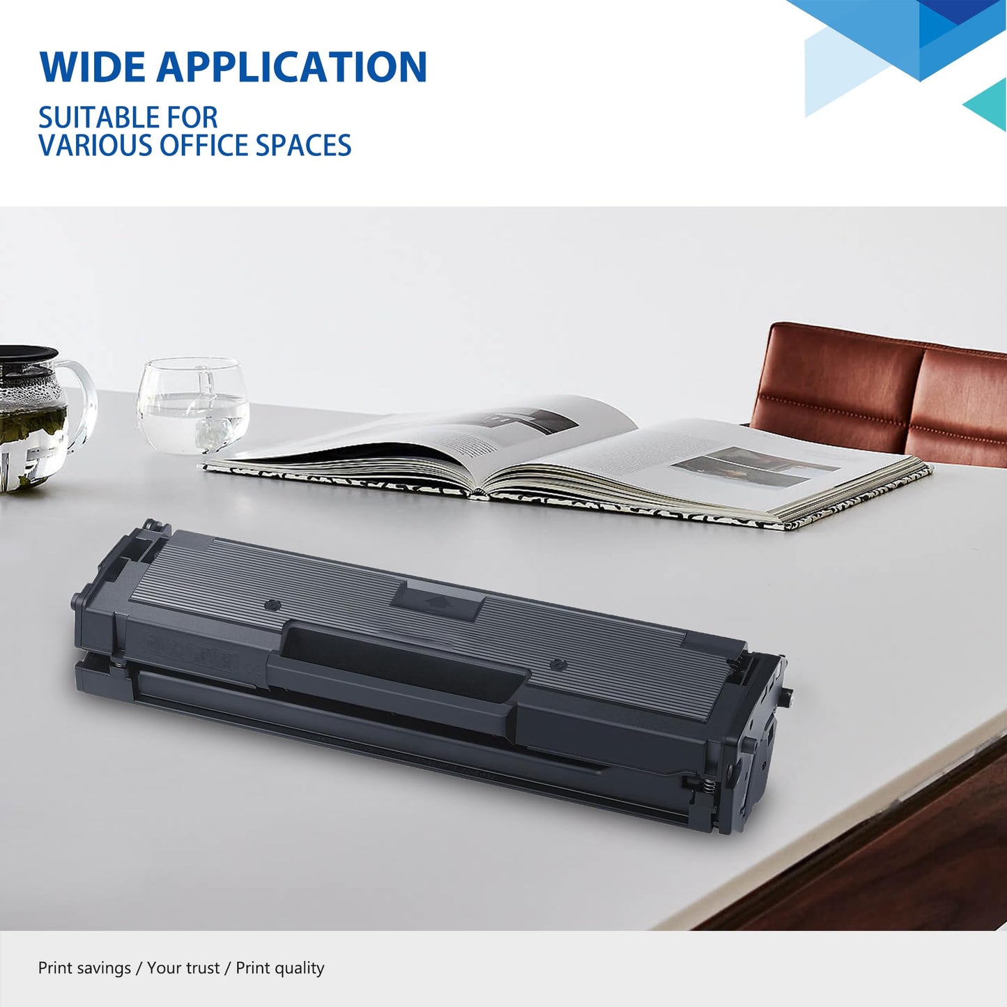 MLT-D111S D111S SU814A Black Toner Cartridge 2,500 Pages High Yield Replacement for Samsung D111S 111S Xpress M2020 M2020W M2070FW M2070W M2022 M2022W M2070 M2070F Printer Ink 1-Pack
