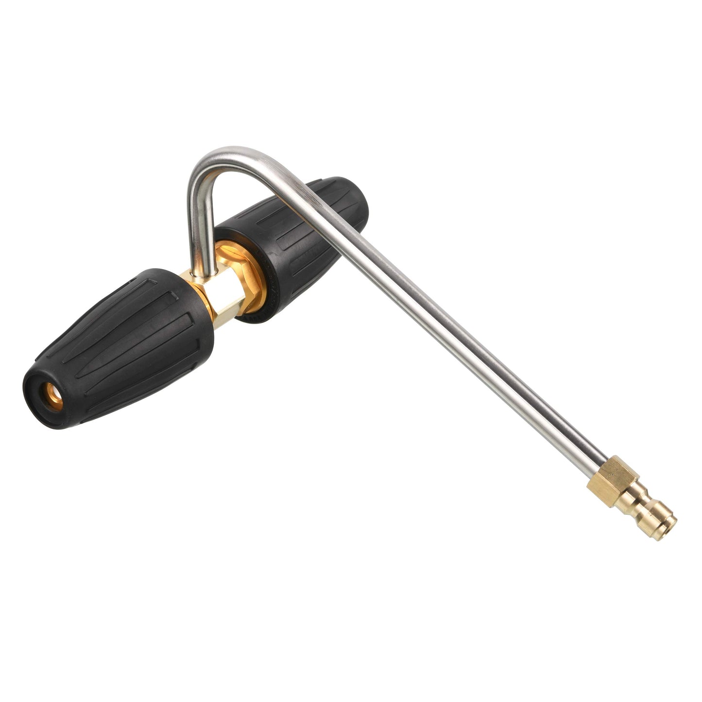 Tool Daily Pressure Washer Gutter Cleaner Attachment 2 Rotating Turbo Nozzles 1/4" Quick Connect 3300 PSI