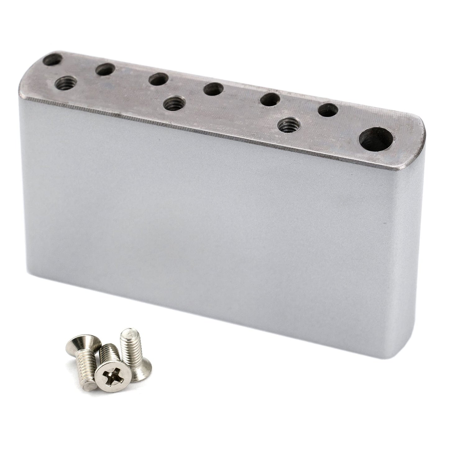 Musiclily Ultra 52.5mm (2-1/16 inch) Full Solid Steel Tremolo Block for MIM Mexico Fender Standard 6-Screw Strat Vintage Style Electric Guitar, 42mm Tall