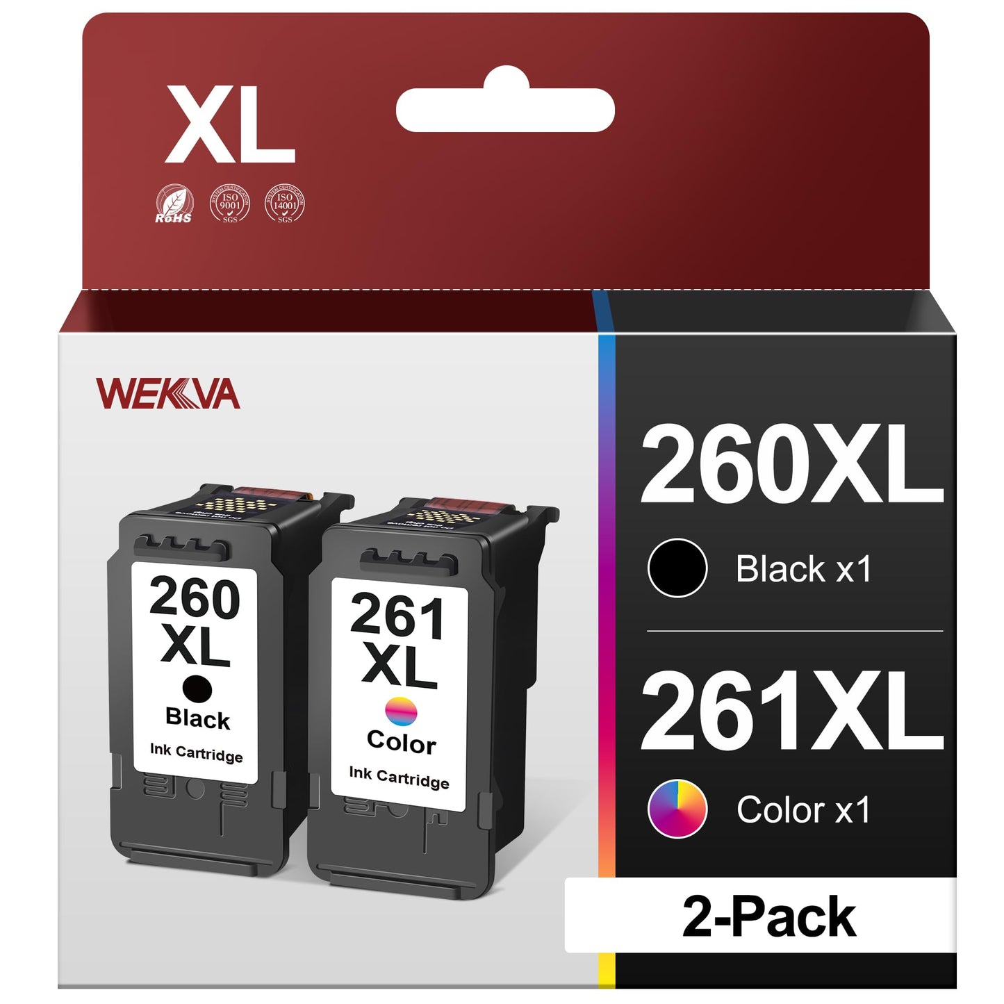 TR7020a Ink for Pixma TS5320a Ink Encre for Canon 260XL and 261XL Ink Cartridges for Pxima TS5320 Replacement for PG-260 XL CL-261 XL for TS5320 TS5320a TR7020a TS5300 TR7020