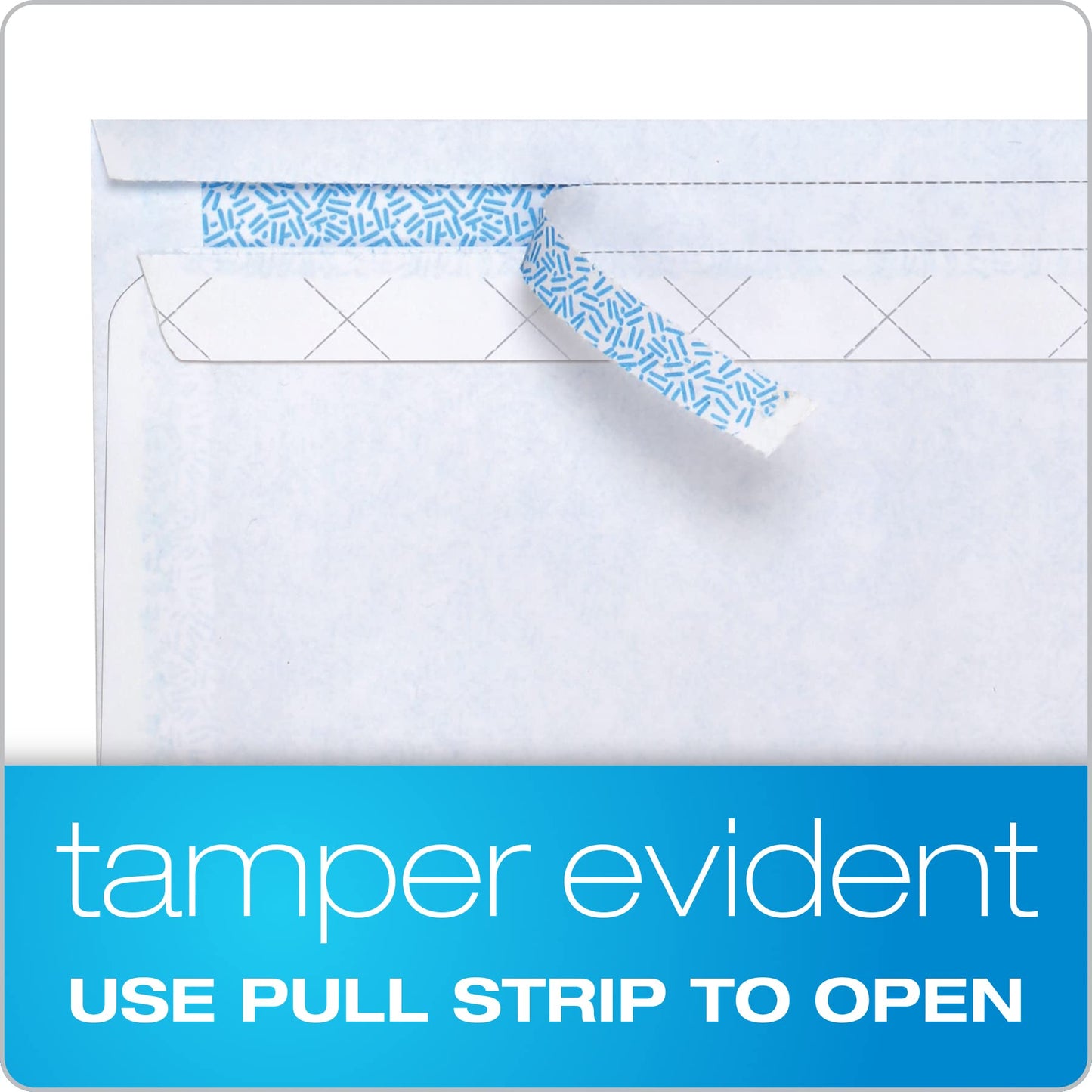 Columbian Envelopes, #8 5/8 Security, Double Window, SimplySafe Tamper-Evident, Release & Seal Self-Seal, White, 3-5/8" x 8-5/8", Security-Tinted Interior, 500 Per Box