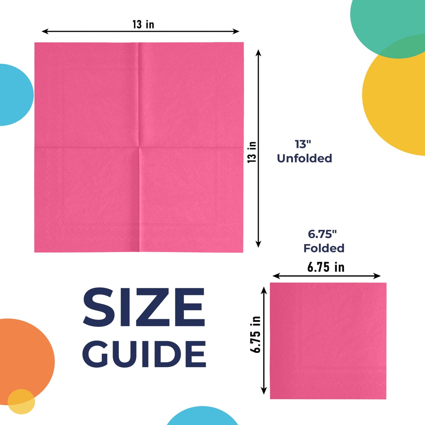300 Pack Cerise Napkins Disposable, 2 Ply Party Napkins, Cerise Disposable Napkins, Fun Napkins Everyday – Great As Luncheon Or Dinner Napkins Paper Exquisite