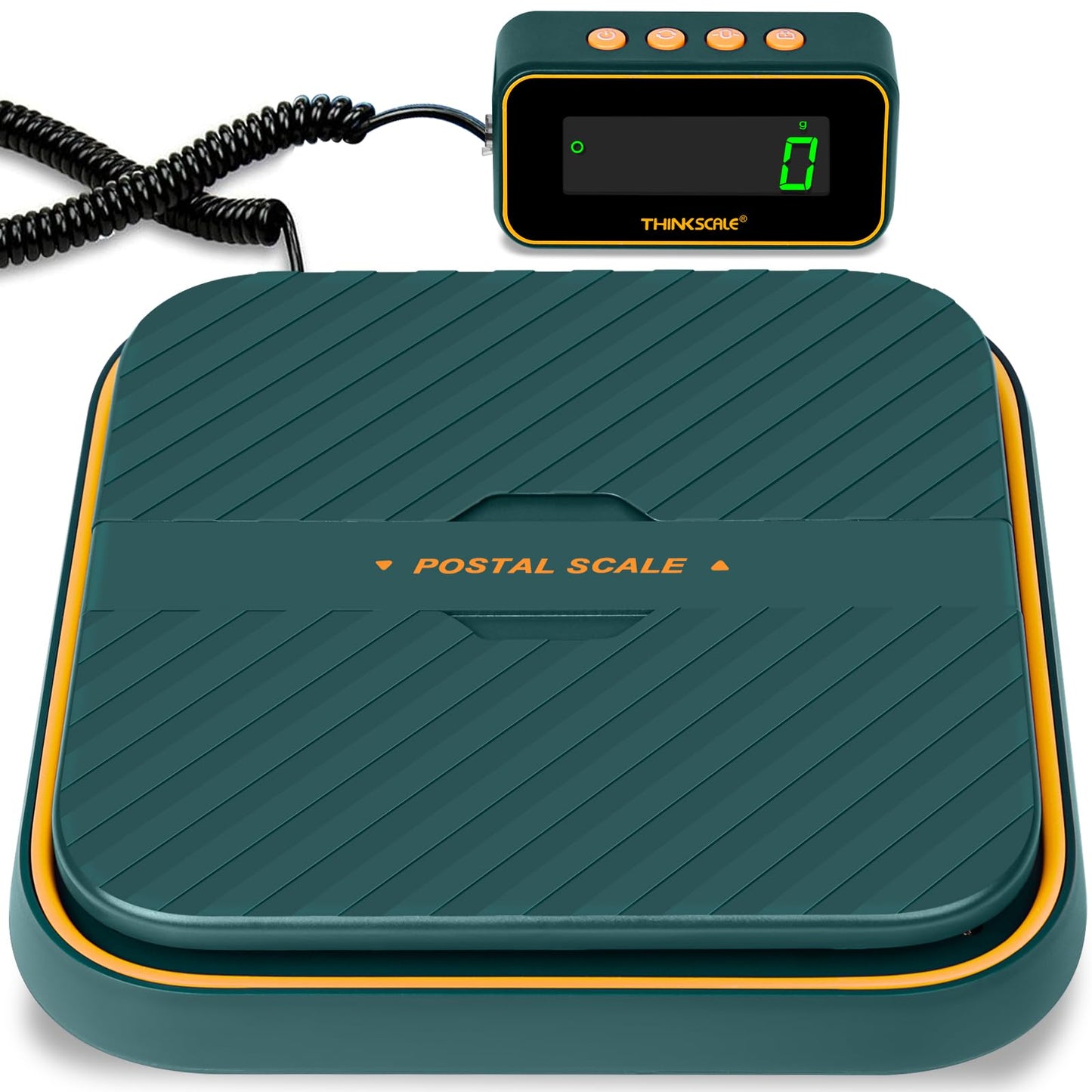 THINKSCALE 86lb Shipping Scale, 0.1oz Precision | Tare, Hold & Foldable Mail Holder | for E-Commerce, Small Business & Parcels | Battery & Type-C Charging