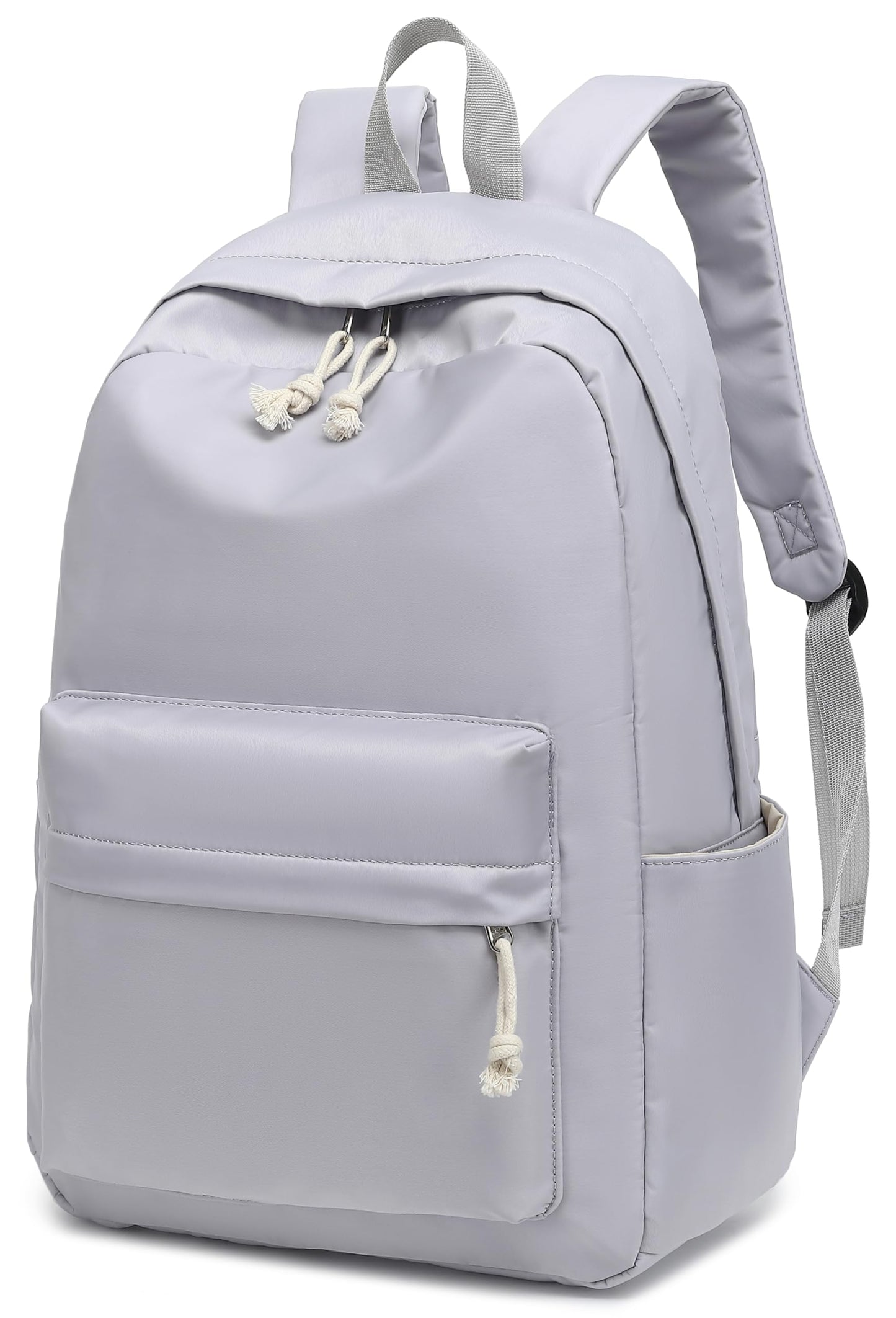 Bluboon School Backpack for Teen Girls Women Laptop Backpack College Bookbags Middle School Travel Work Commuter Back Pack, Grey, 12x17x6.5 inches