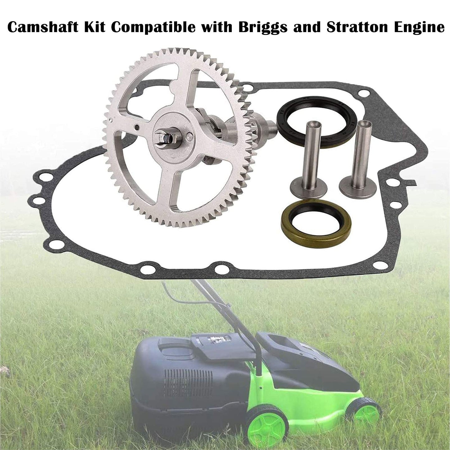 793880 Camshaft Kit Replacement Compatible with Briggs and Stratton 84005207 Replaces 793583 792681 791942 795102 with 697110 Gasket 795387 Oil Seal
