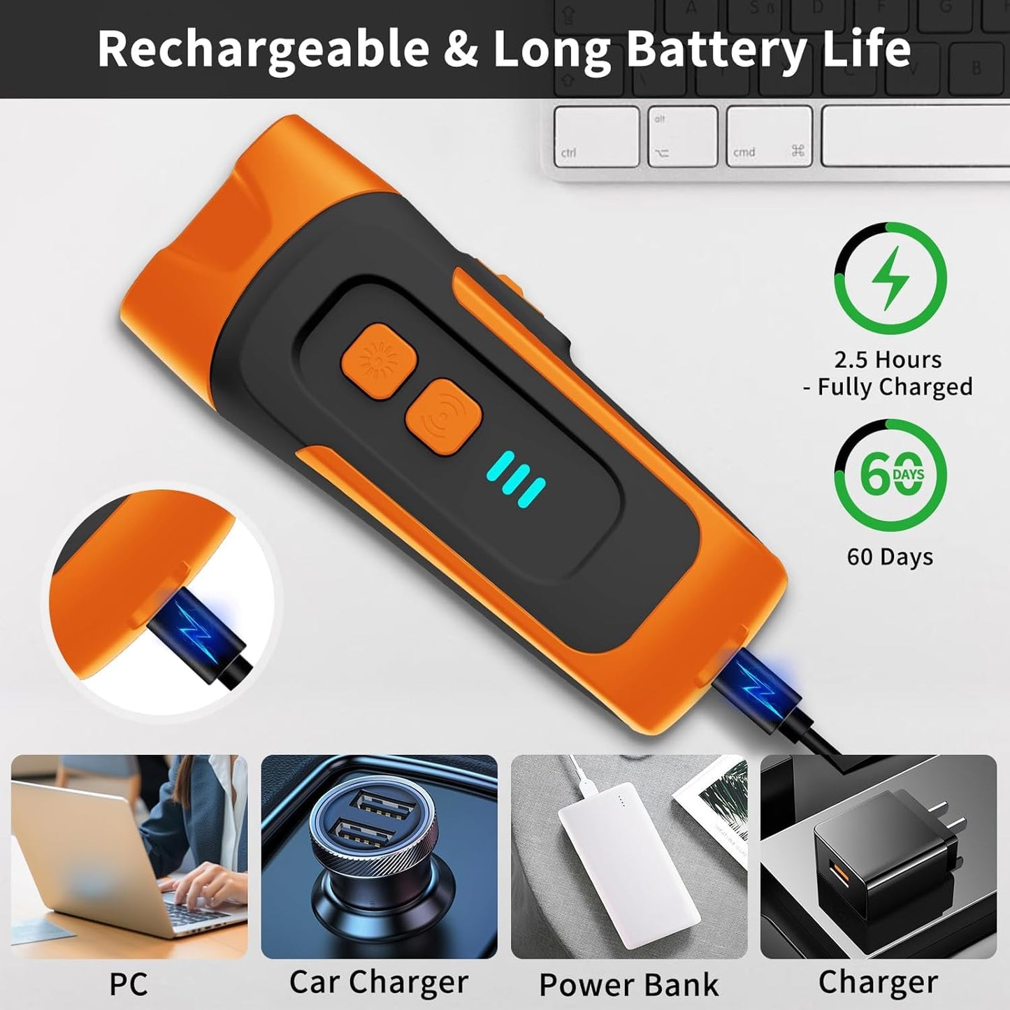 Dog Barking Deterrent Devices - 3 Modes Anti Barking Device for Dogs - 33FT Dog Bark Stopper Indoor Outdoor Rechargeable Stop Barking Automatic No More Dog Bark Control