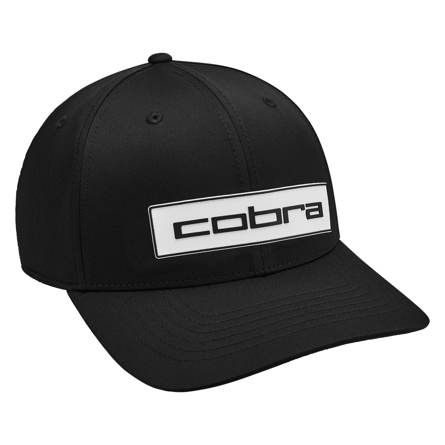 Cobra Golf Men's Standard Cobra Tour TECH Cap, Black/White