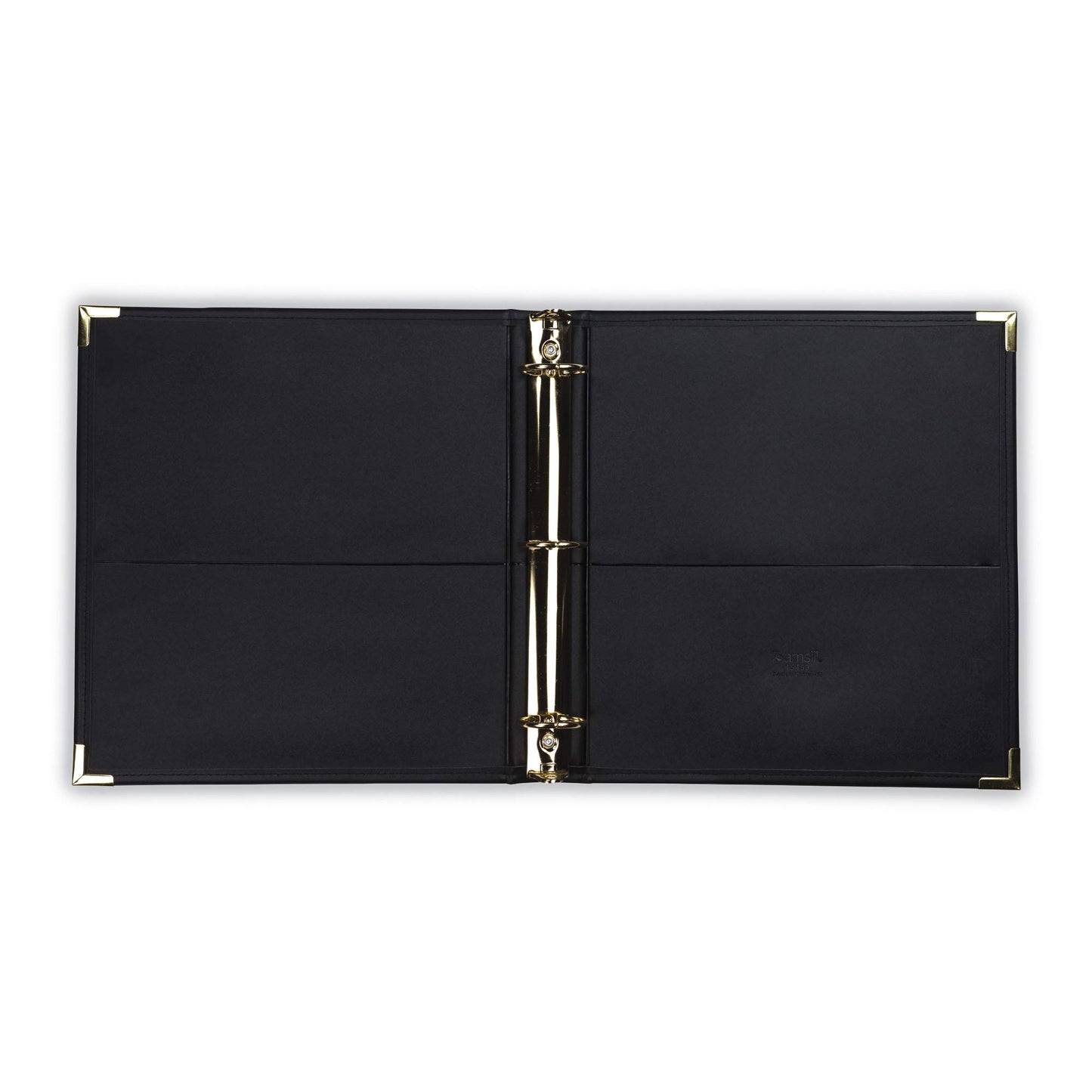 Samsill 1.5-Inch Classic Ring Binder, Black (15150)