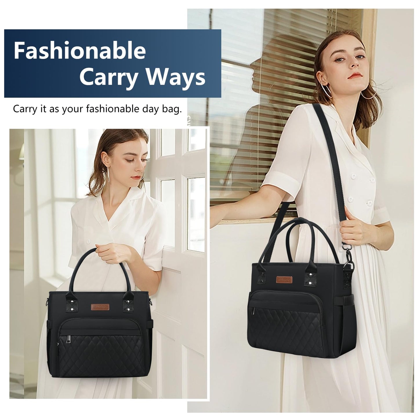 Lunch Bag Lunch Box Women - Leakproof Insulated Lunch Cooler Bag for Women - Large Lunch Tote Bags Adults