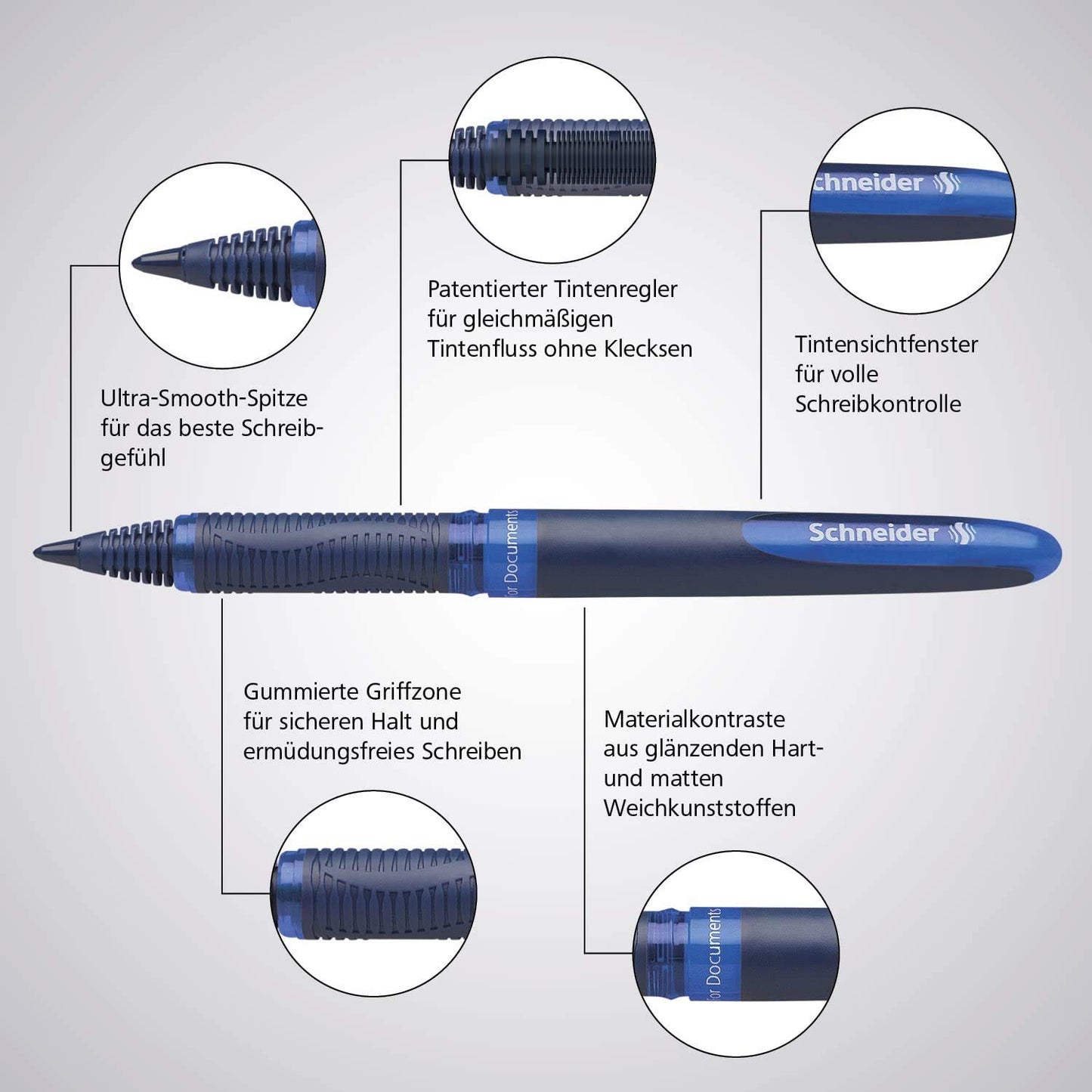 Schneider Pen, One Business, 0.6 mm, Pack of 10, Violet (183008)