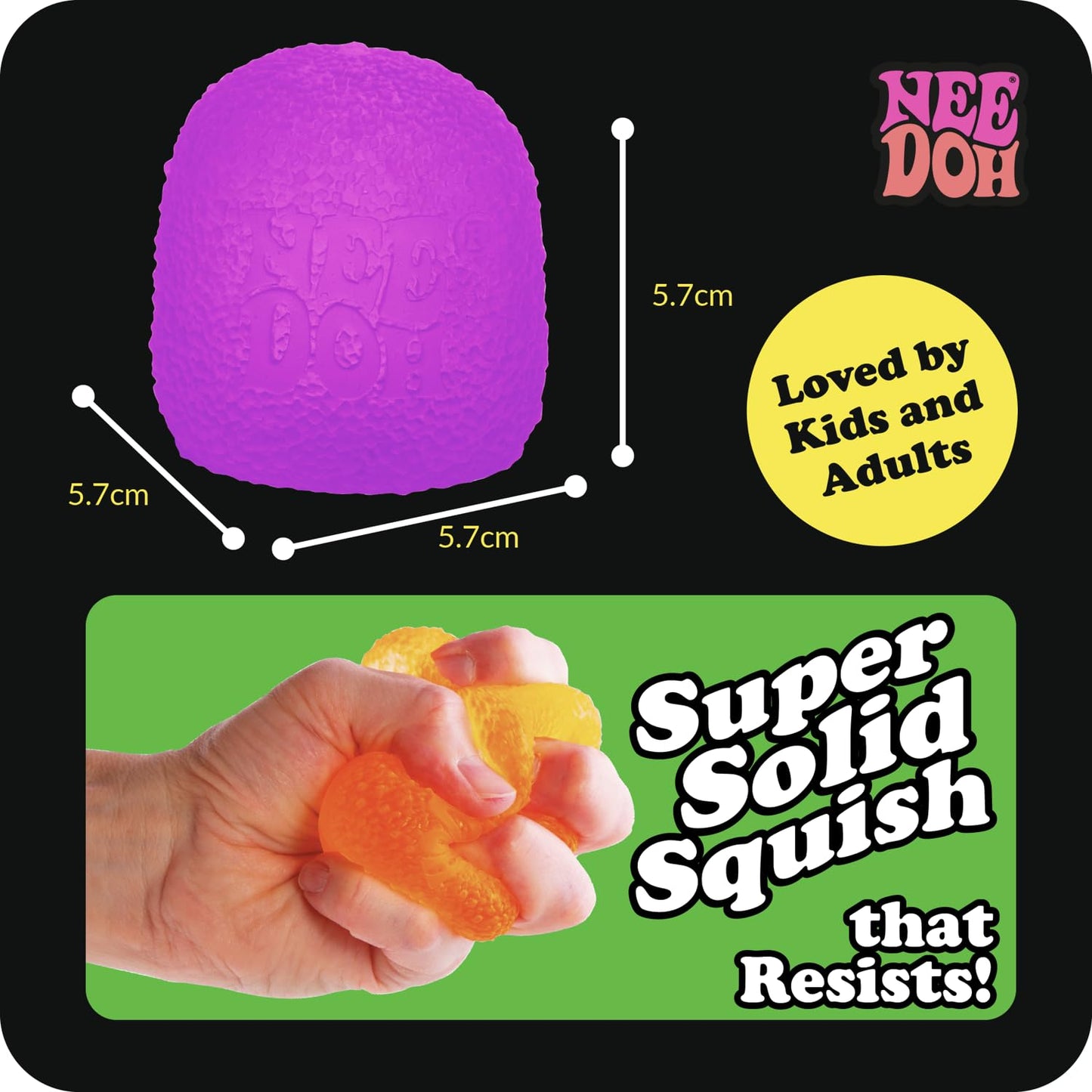 Schylling NeeDoh - Gumdrop - Soft Sensory Fidget Toy - Collectible Stress Balls - Ages 3+ - GDND