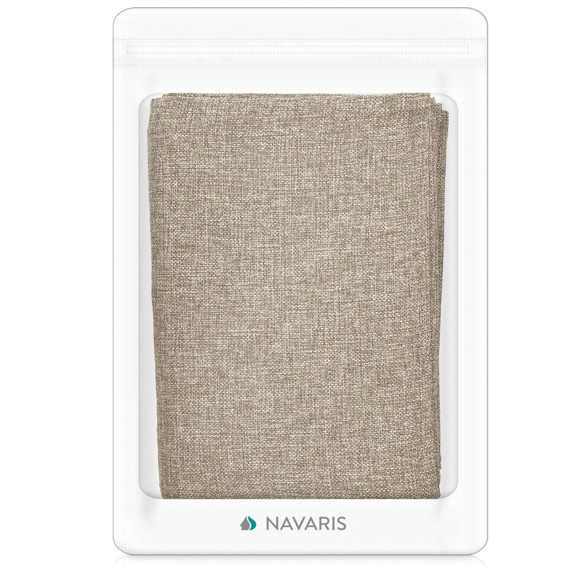 Navaris Cat Scratch Armrest Organizer - Sisal Furniture Protector Scratching Pad for Cats - Scratcher Mat Cover for Sofa Couch Armchair - Light Brown