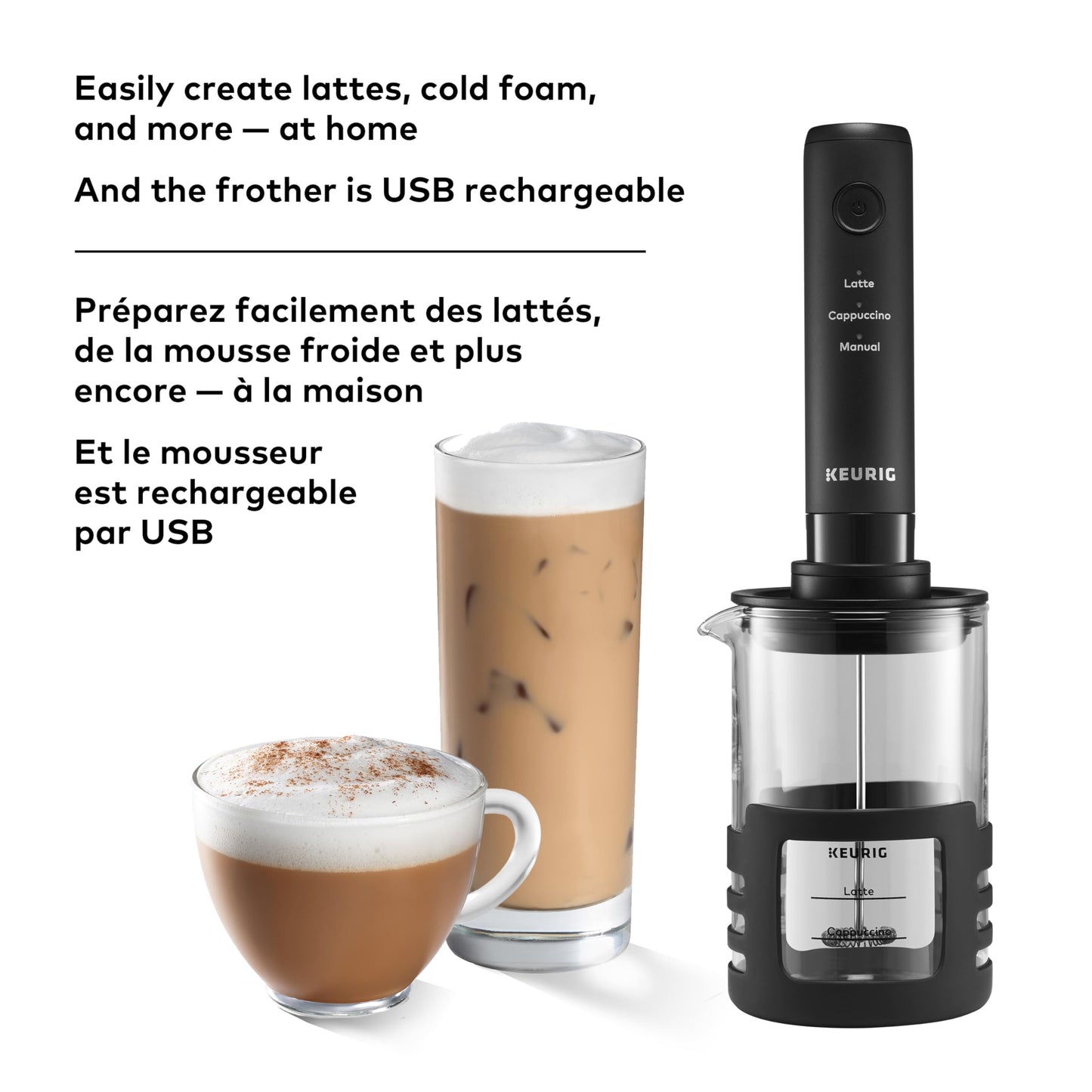 Keurig SimpleCafé Milk Frother for Lattes and Cappuccinos