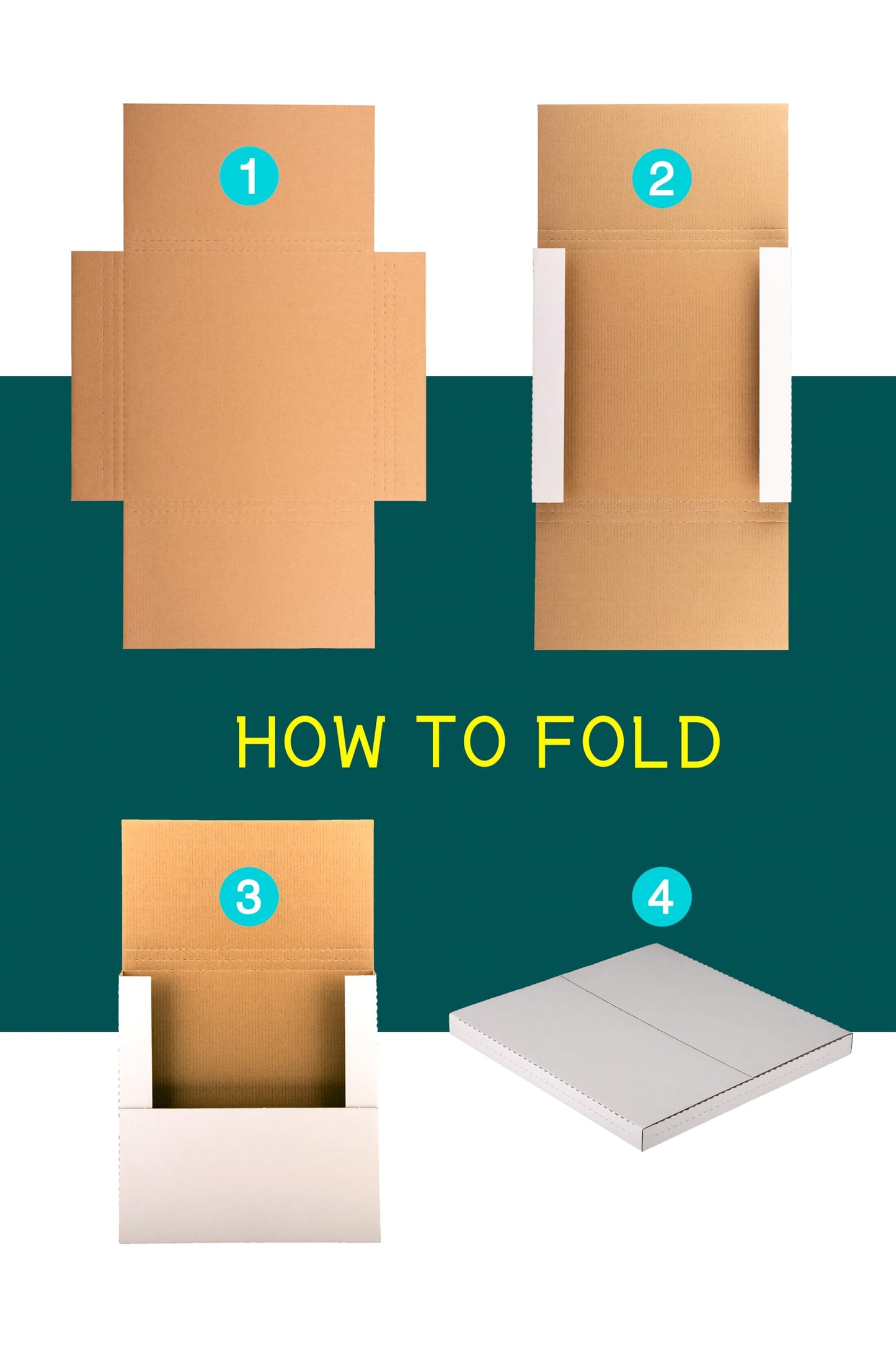 Kayritonz Vinyl Record Mailers 12.8"L x 12.8"W x 1"D Kraft Corrugated Cardboard LP Shipping Boxes for Mailing Packaging Moving Storage, with Fragile Stickers, Brown, 15 Pack