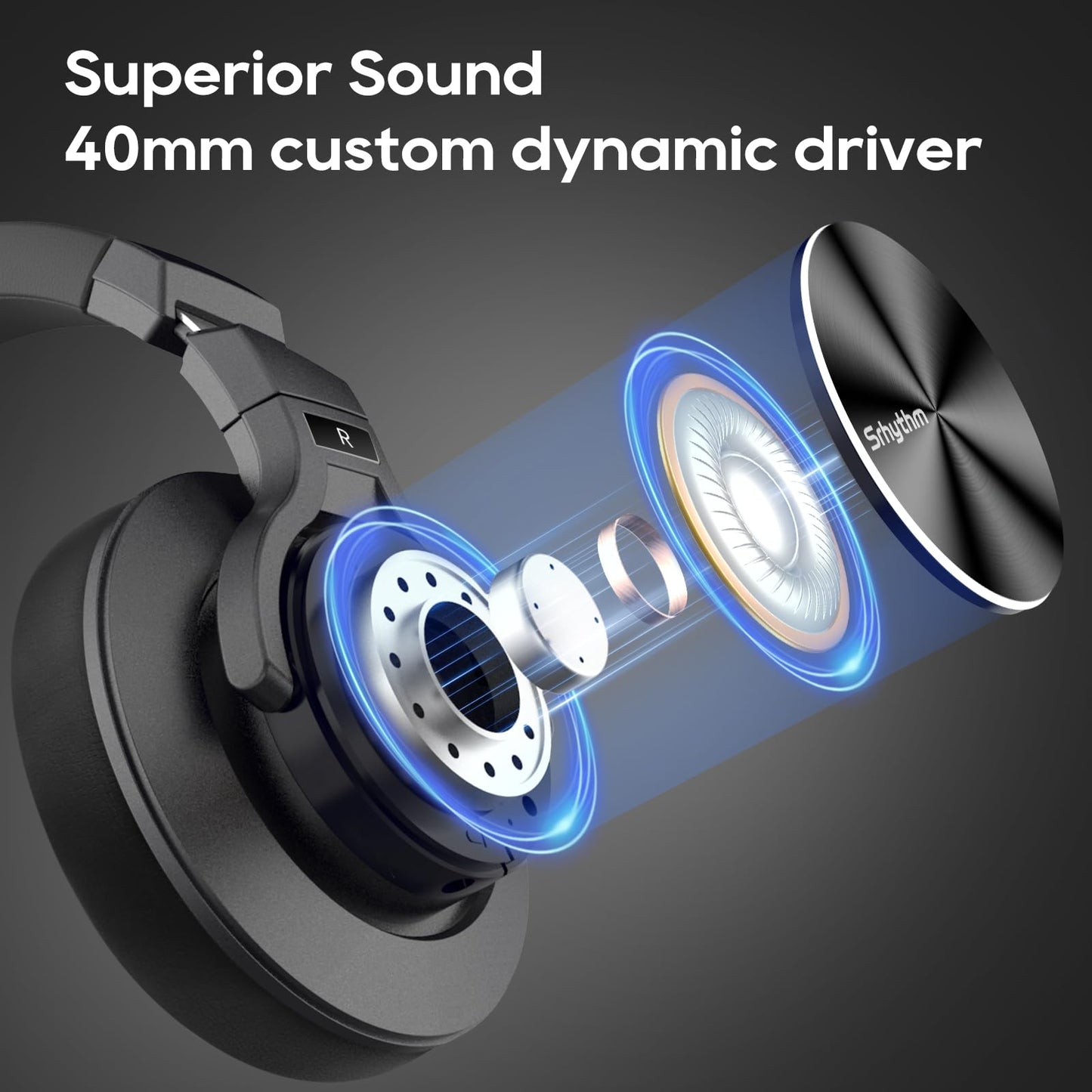 Srhythm HD75 Wired Over Ear DJ Headphone for Studio/Party/Guitar