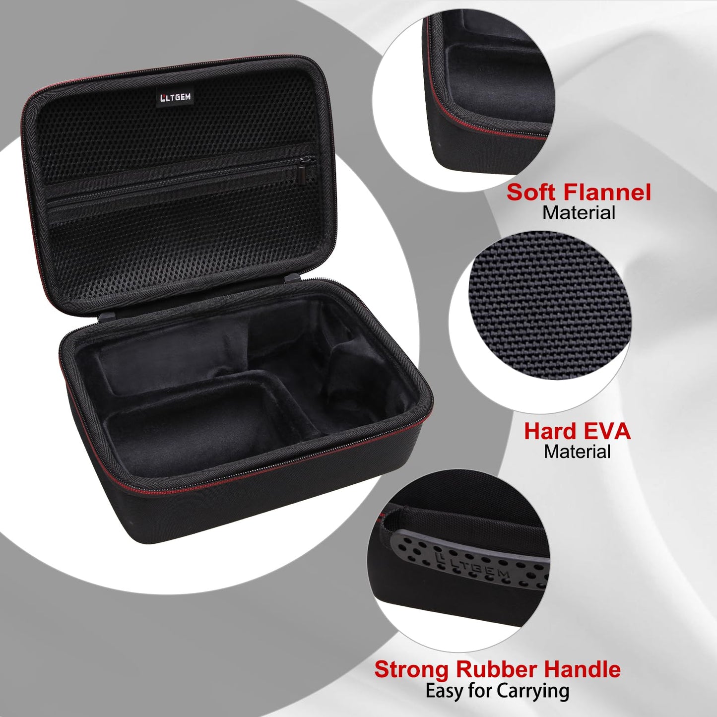 LTGEM Case Compatible with Shure SM7B / MV7+ / MV7X / MX7I / MV7 Microphone(Case Only)
