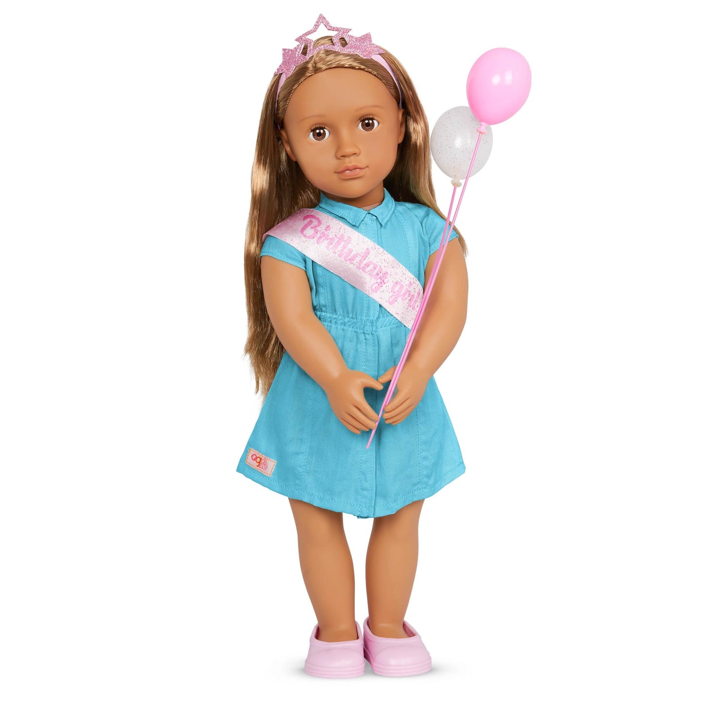 Our Generation – 18-inch Doll – Blonde Hair & Brown Eyes – Birthday Party Accessories – Pretend Play – Toys For Kids Ages 3 And Up – Anita
