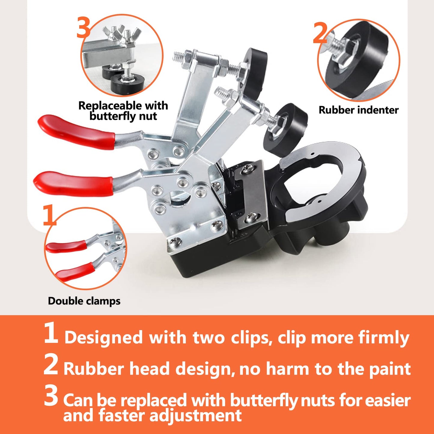 Adoles 35mm Concealed Door Hinge Jig,Accurate Locking Cabinet Hinge Jig,Aluminum Alloy Material Comes With Clamping Device For Easy Carrying And Use.