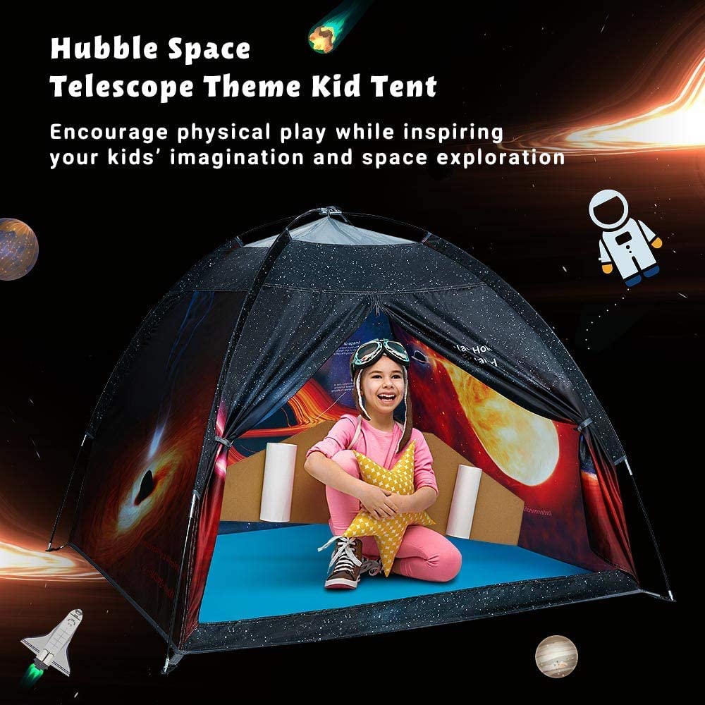 Mnagant Black Hole Play Tents - Space World Dome Tent Playhouse - Imaginative Play Popup Tent for Outdoor and Indoor Fun - Kids Astronaut Space Tent for Boys and Girls - 47" x 47" x 43"
