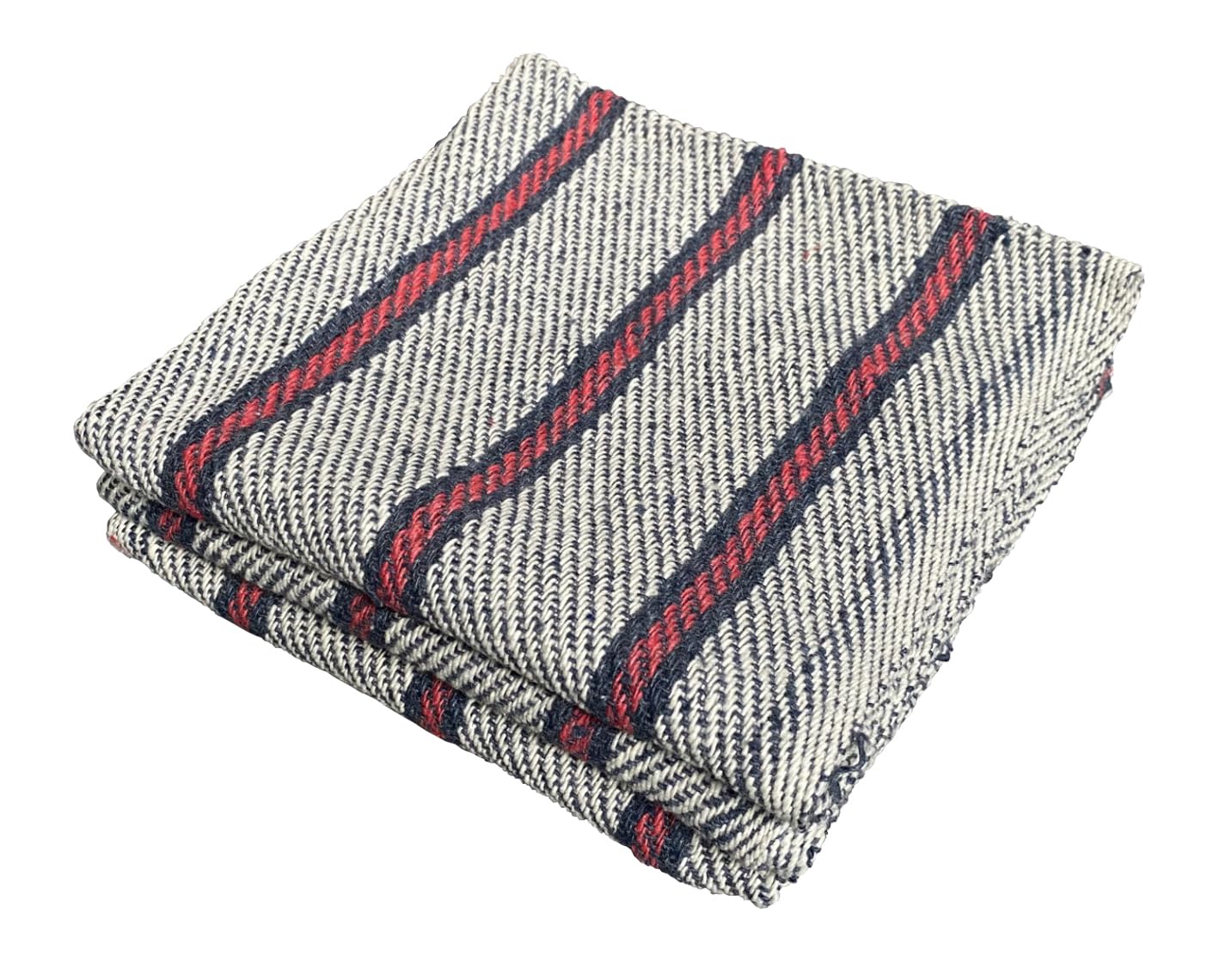 San Rafael Arcangel Mexican Jerga Reusable Cotton Mopping Cloths Trapos Tradicionales para Trapear y Limpiar Color Blue Set of 3
